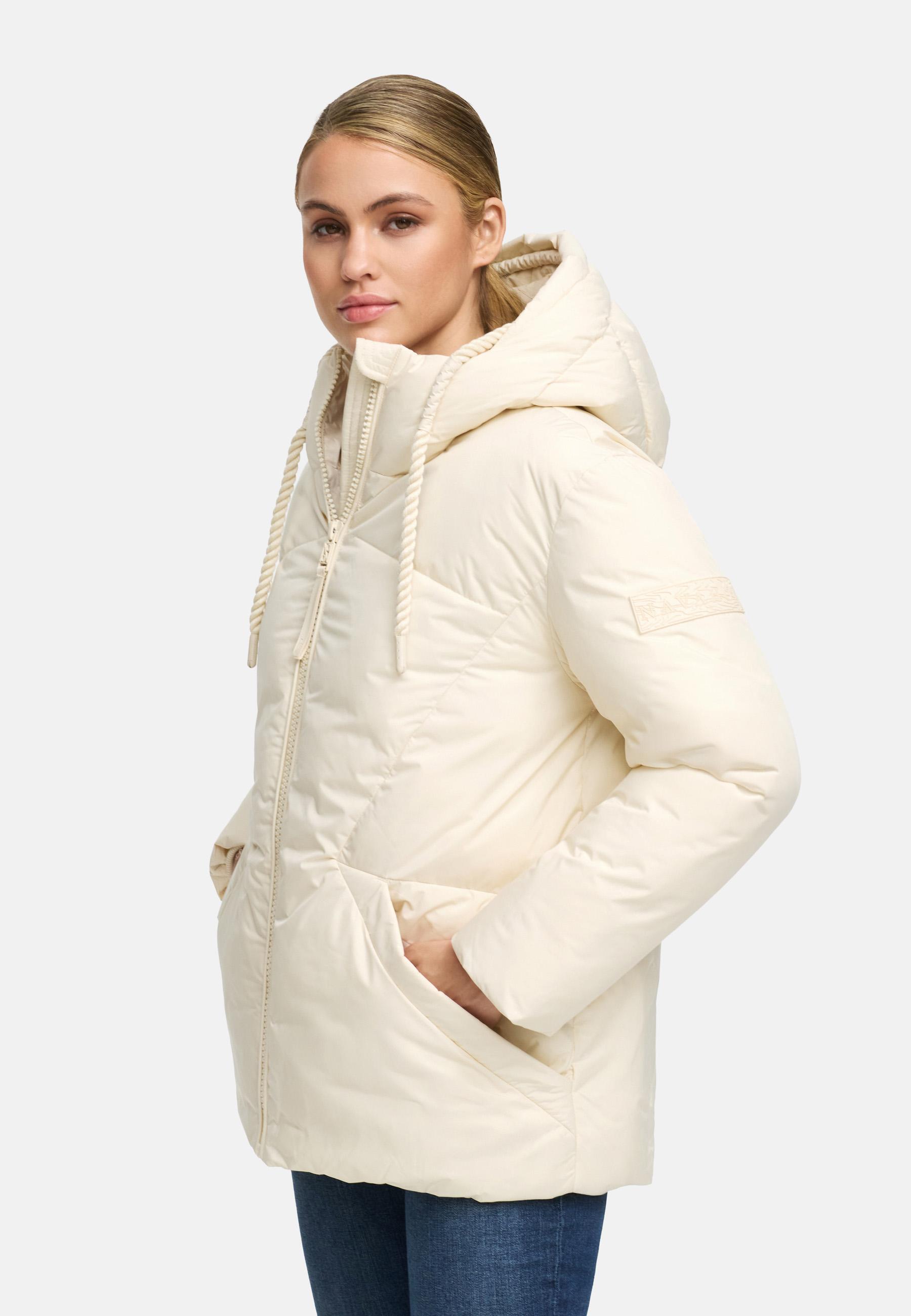 Winterjacke mit Kapuze "Pastellzauber 14" Cream