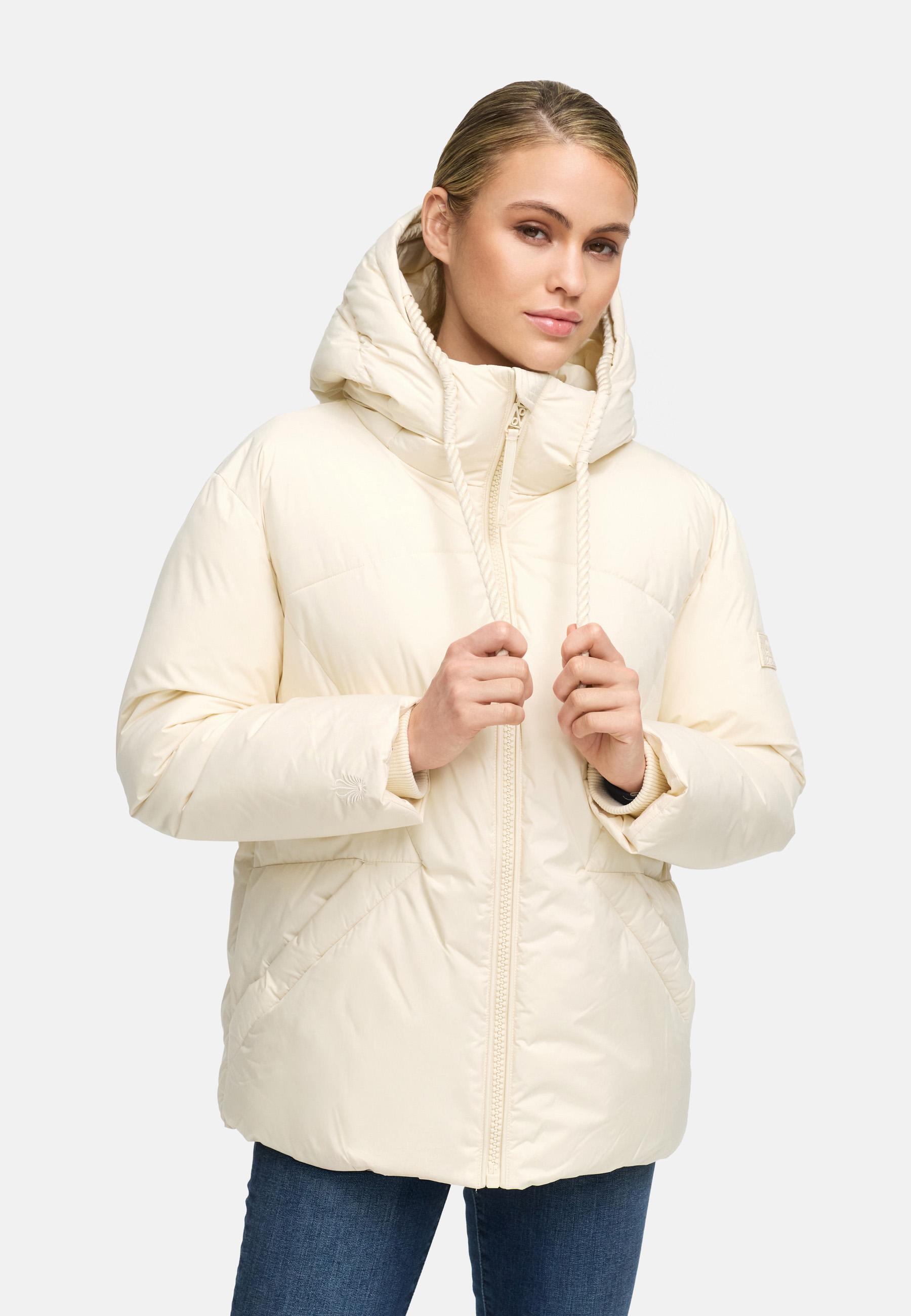 Winterjacke mit Kapuze "Pastellzauber 14" Cream