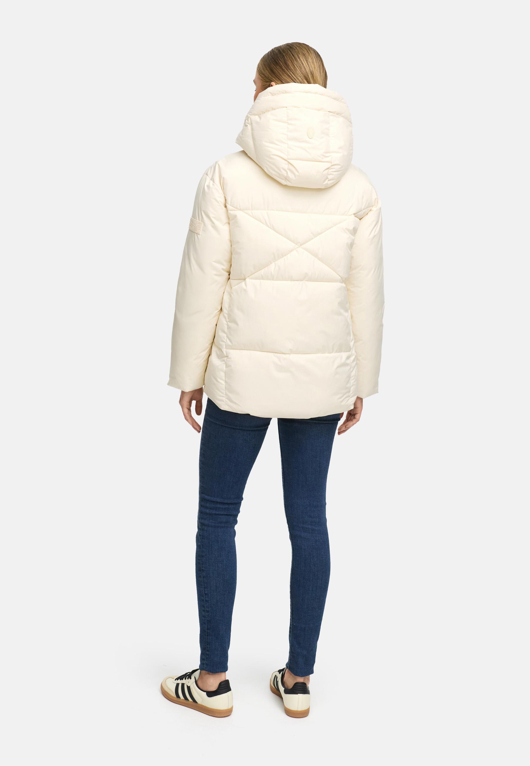 Winterjacke mit Kapuze "Pastellzauber 14" Cream