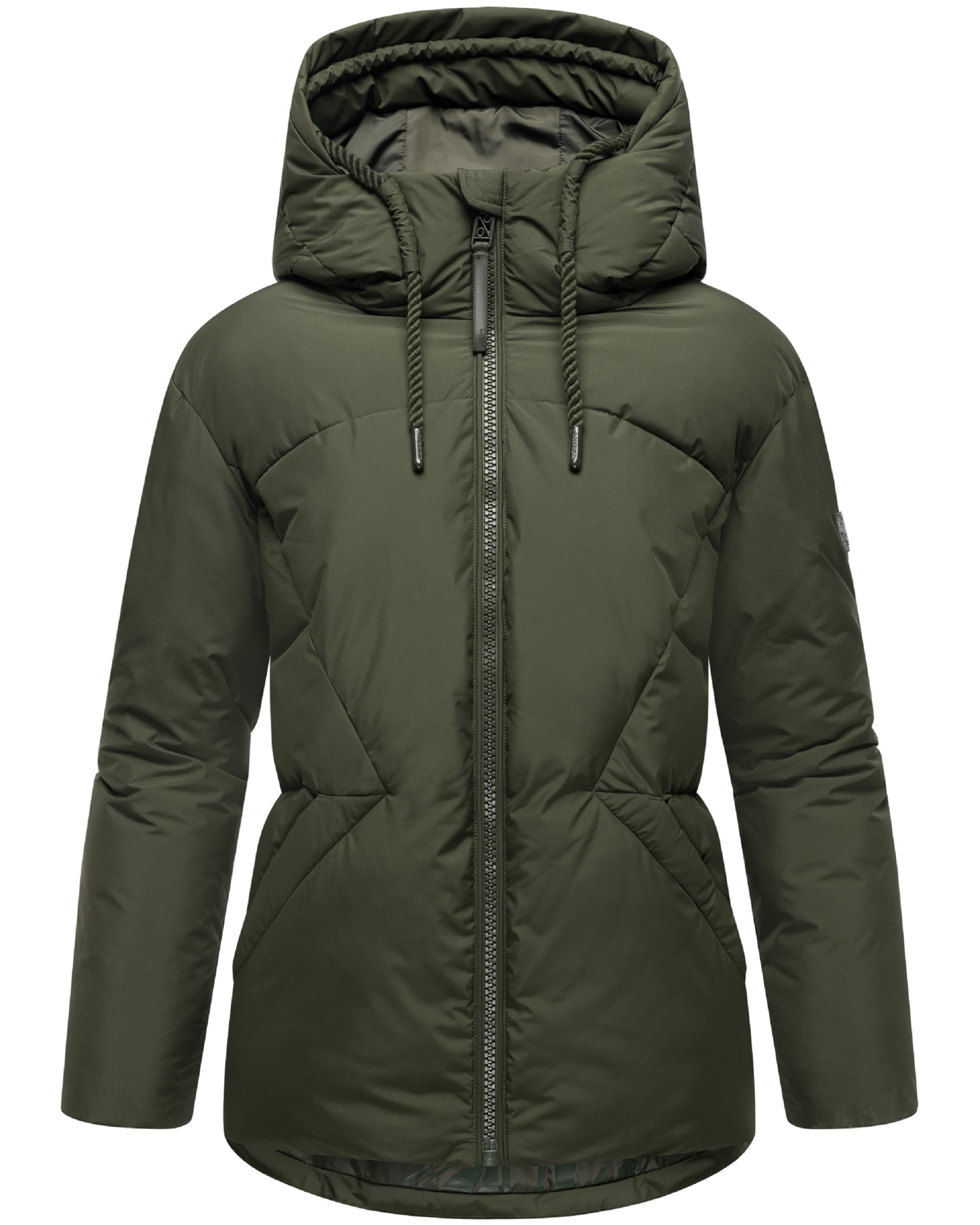 Winterjacke mit Kapuze "Pastellzauber 14" Dark Olive