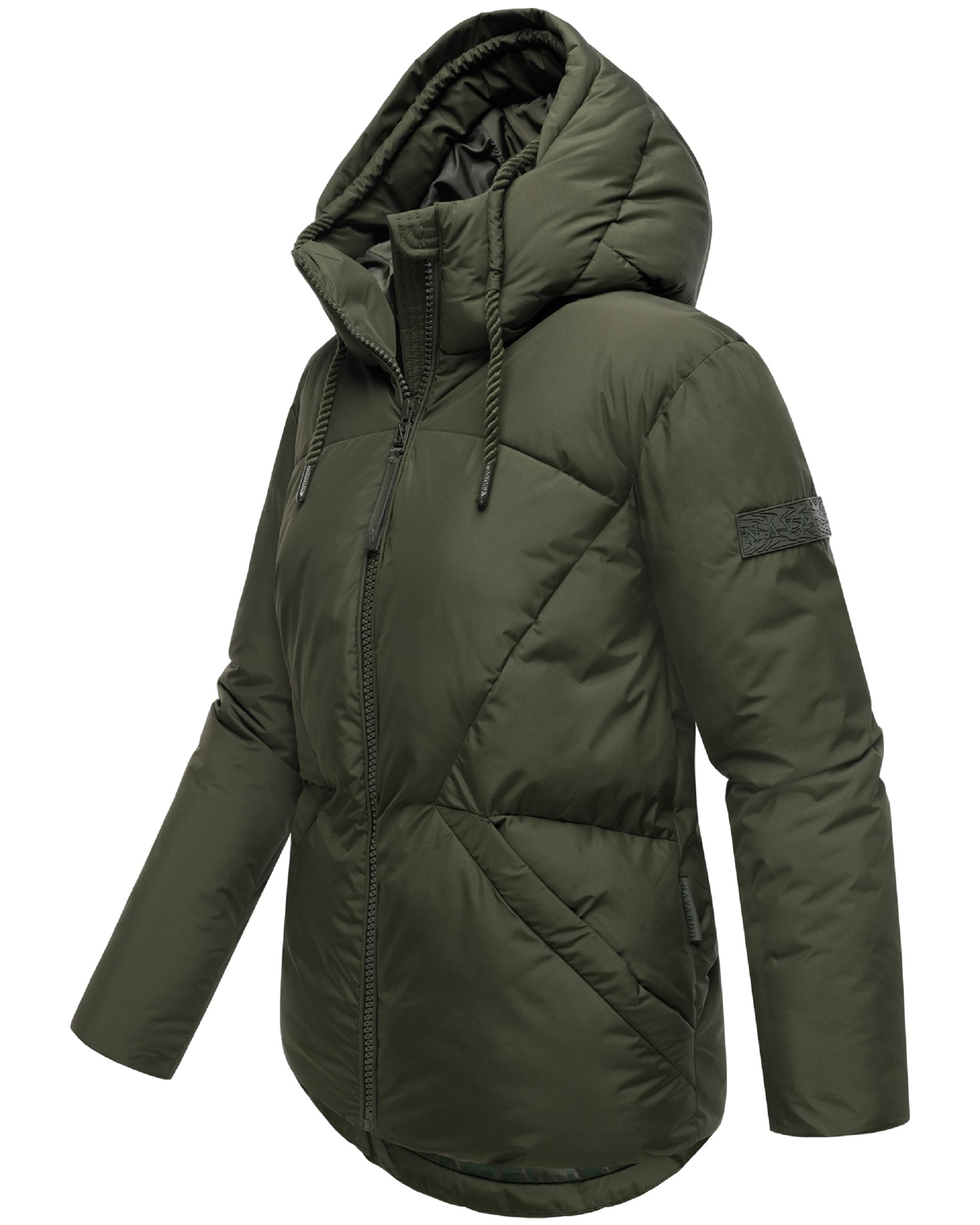 Winterjacke mit Kapuze "Pastellzauber 14" Dark Olive