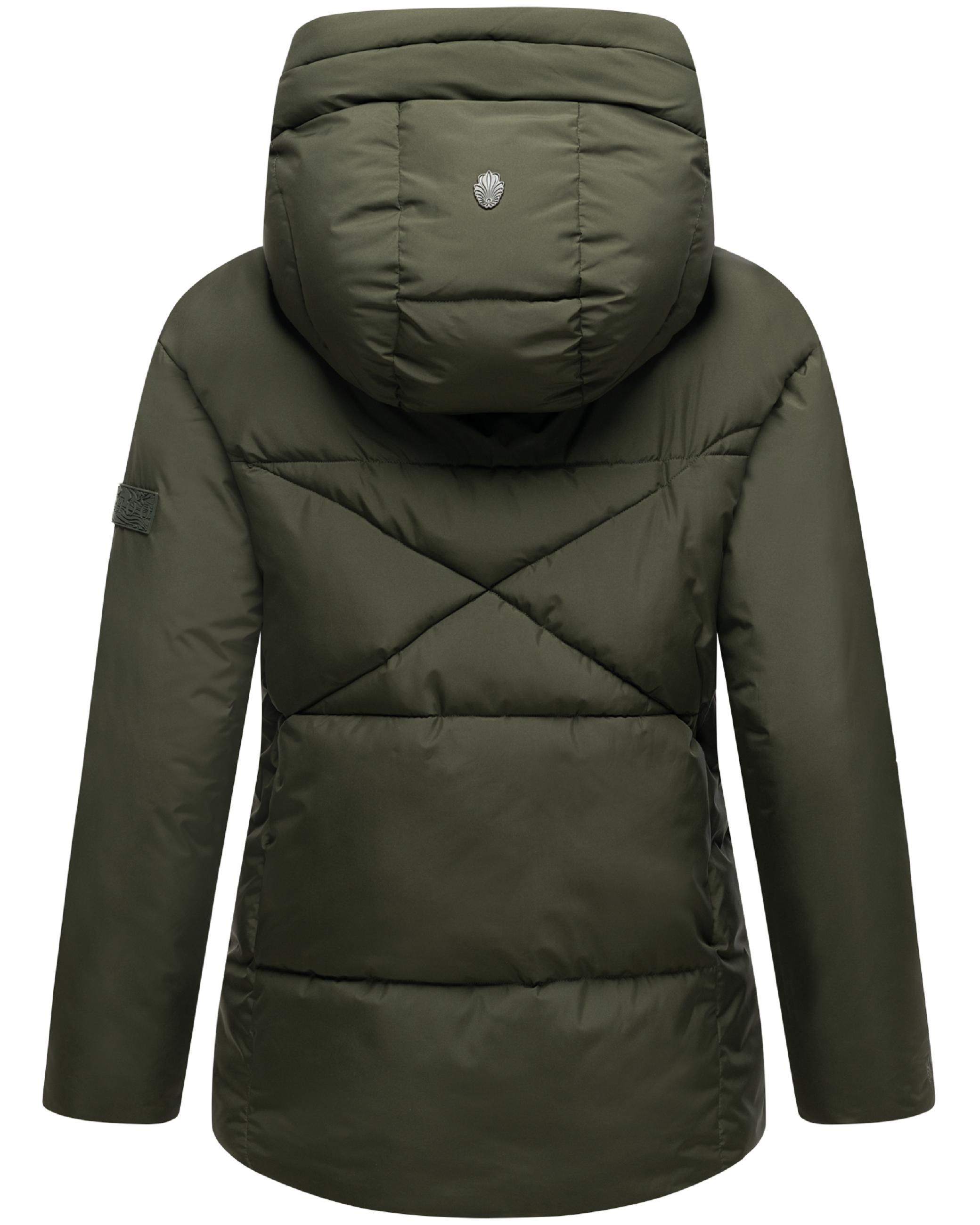 Winterjacke mit Kapuze "Pastellzauber 14" Dark Olive