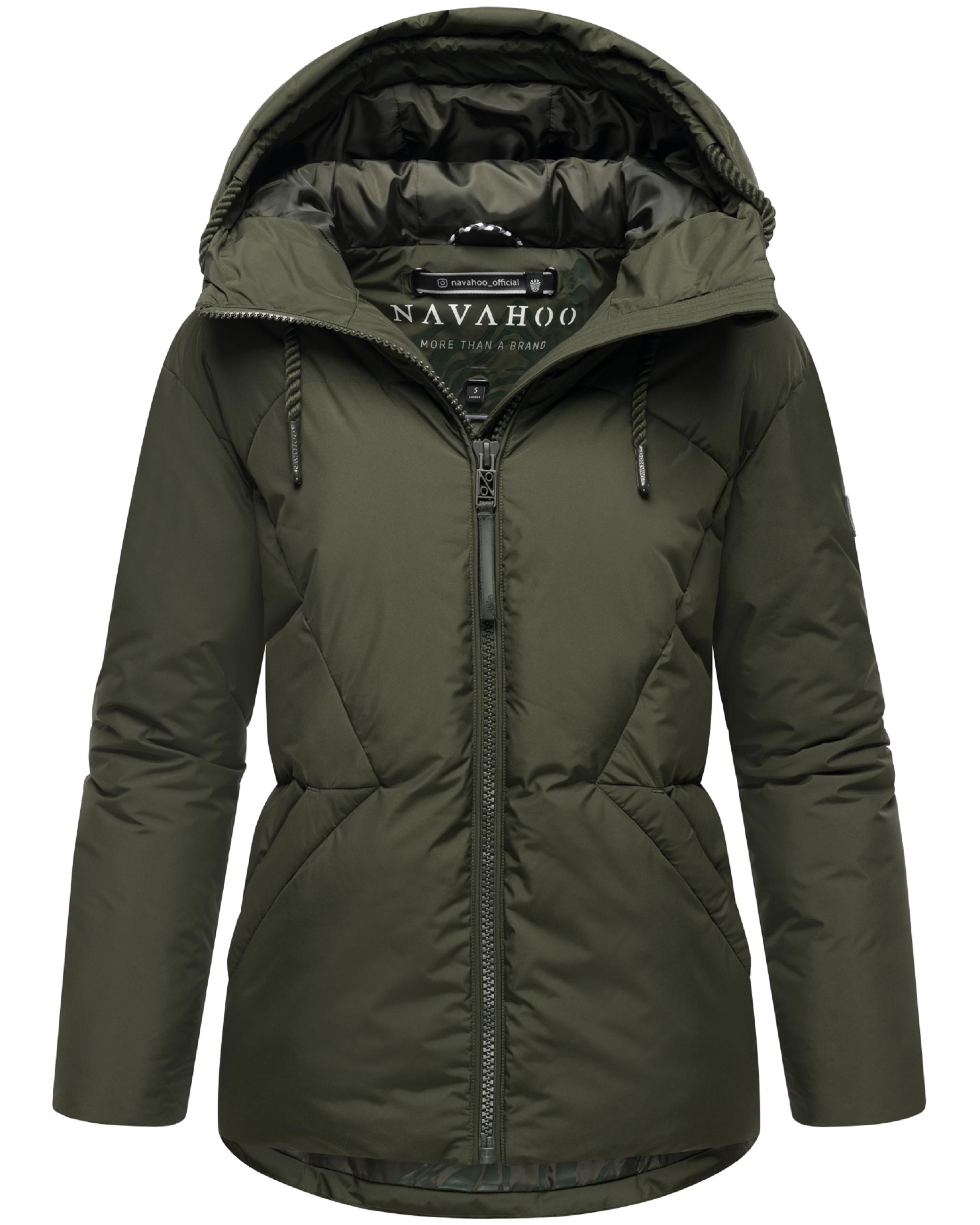 Winterjacke mit Kapuze "Pastellzauber 14" Dark Olive