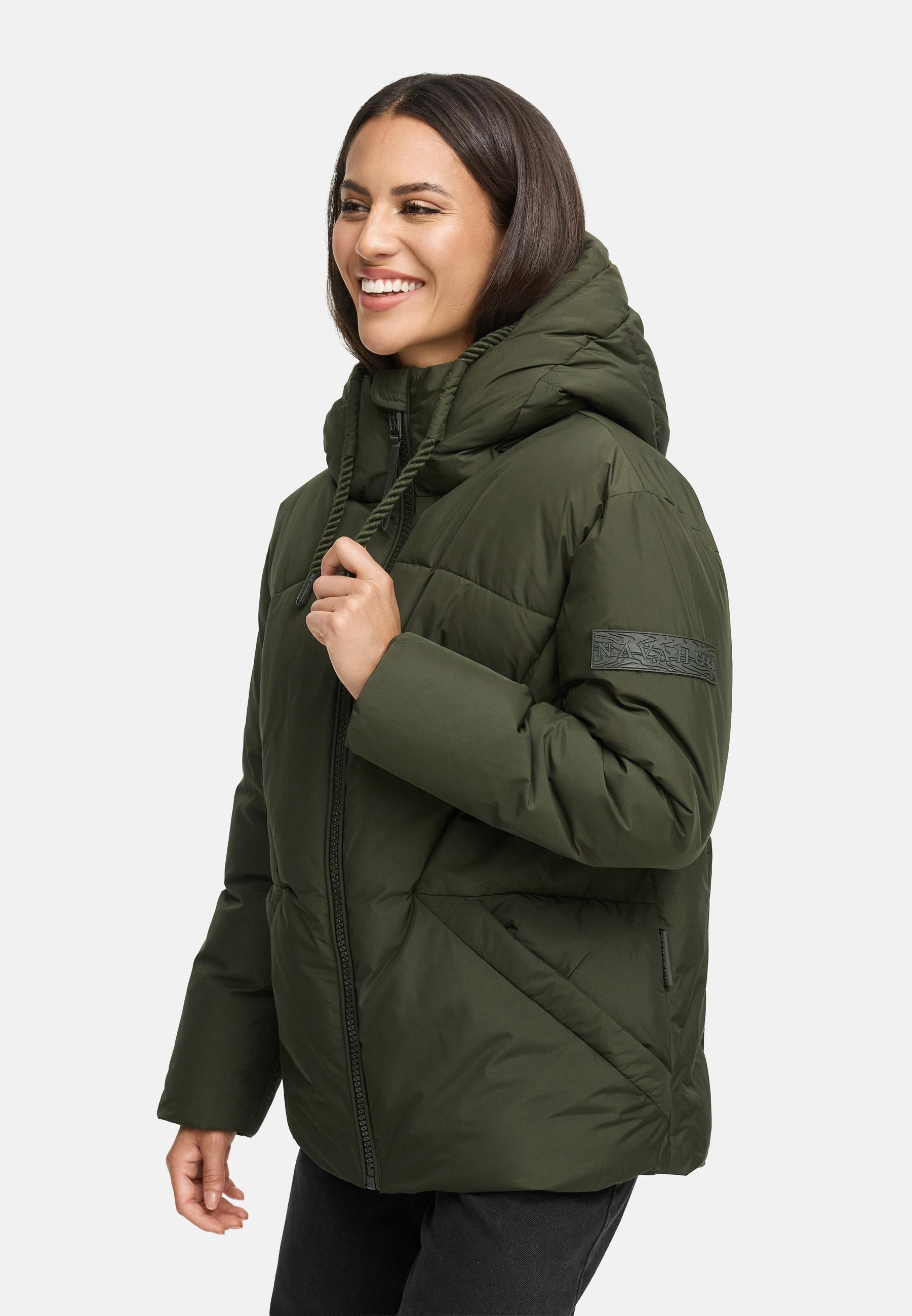 Winterjacke mit Kapuze "Pastellzauber 14" Dark Olive