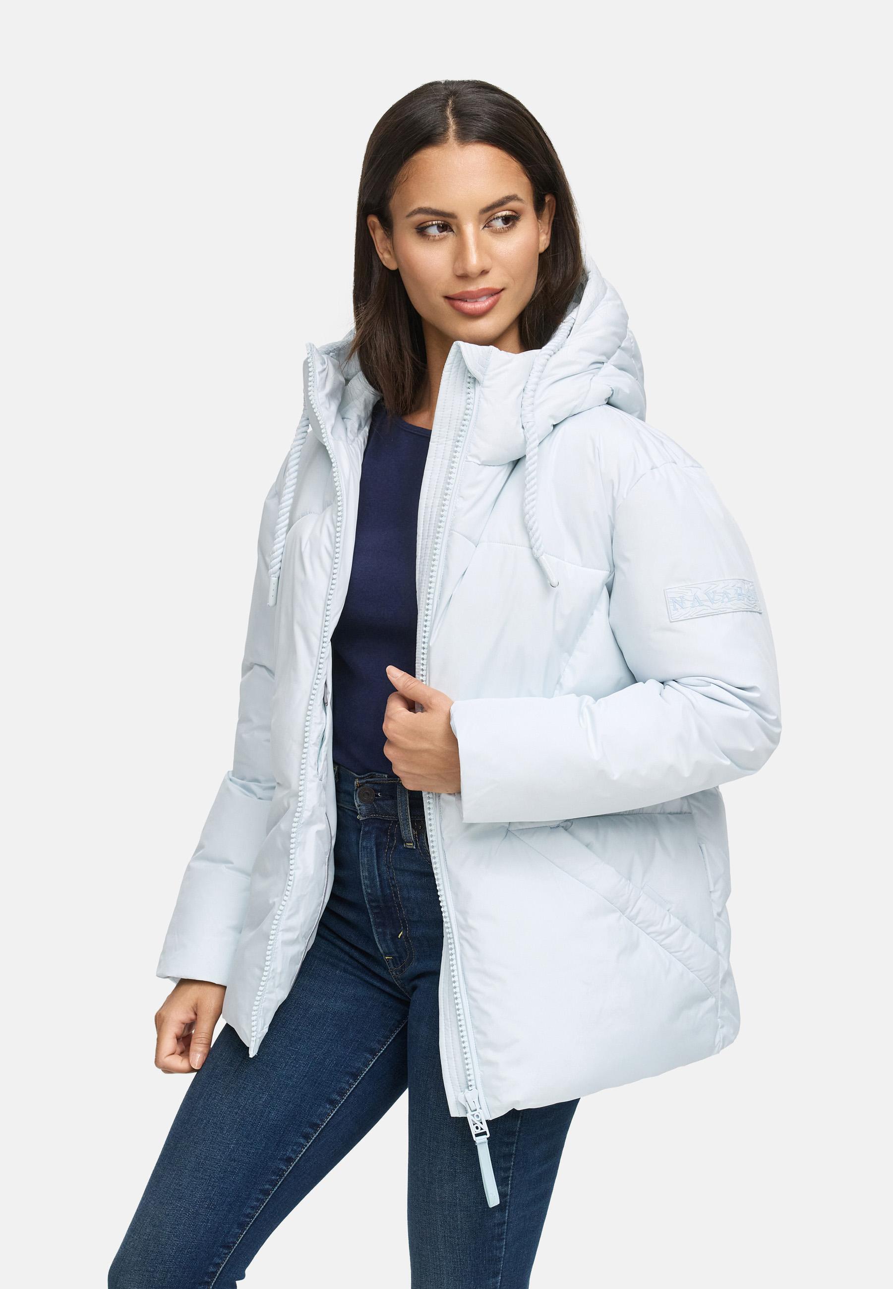 Winterjacke mit Kapuze "Pastellzauber 14" Ice Blue