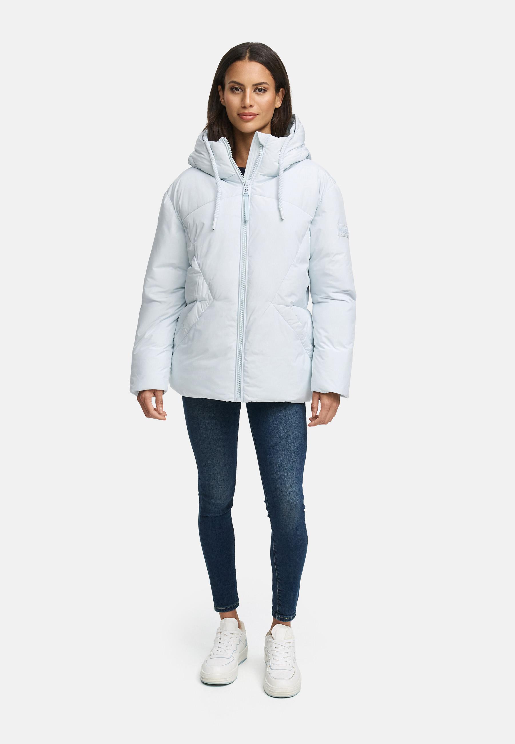 Winterjacke mit Kapuze "Pastellzauber 14" Ice Blue