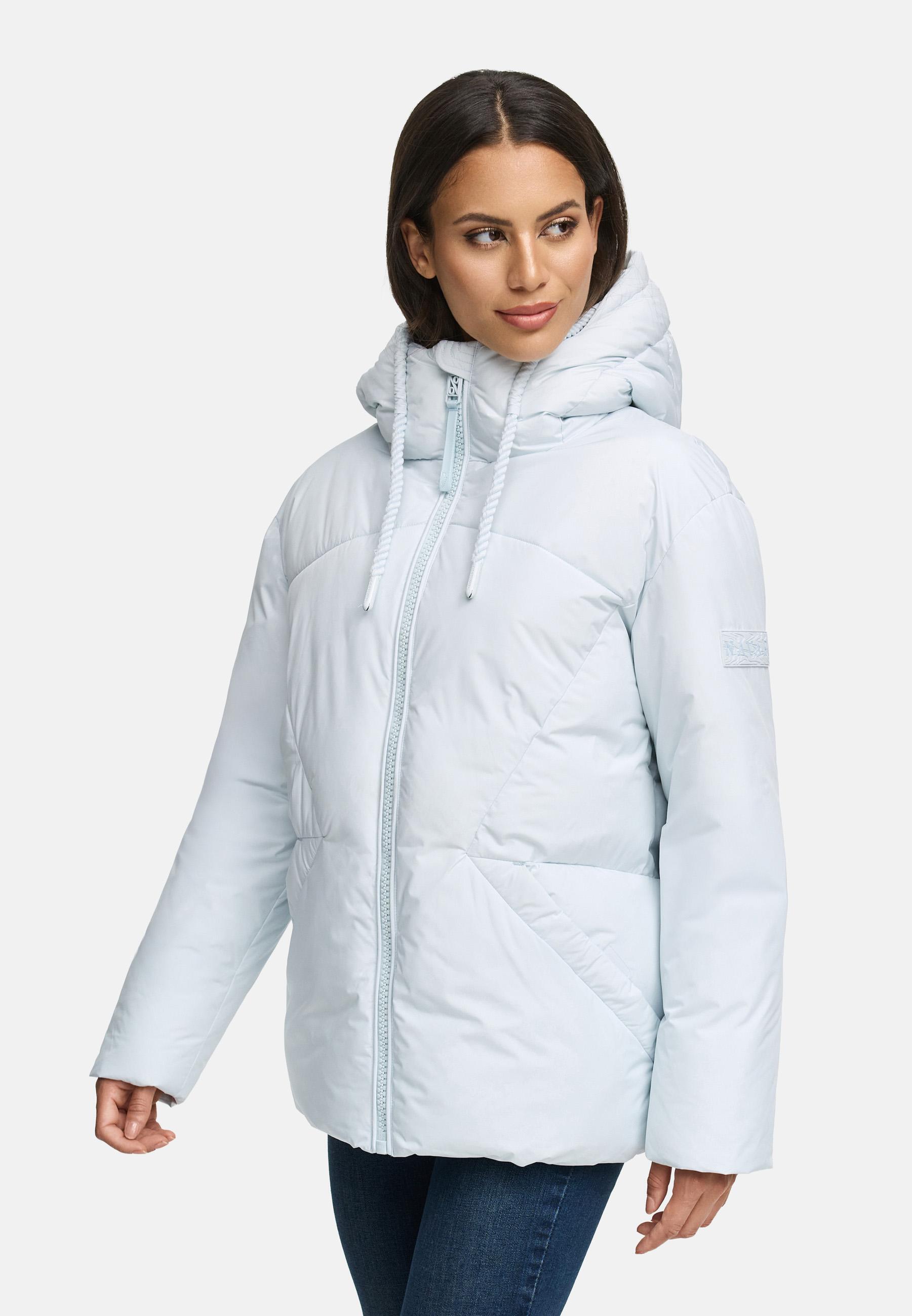 Winterjacke mit Kapuze "Pastellzauber 14" Ice Blue