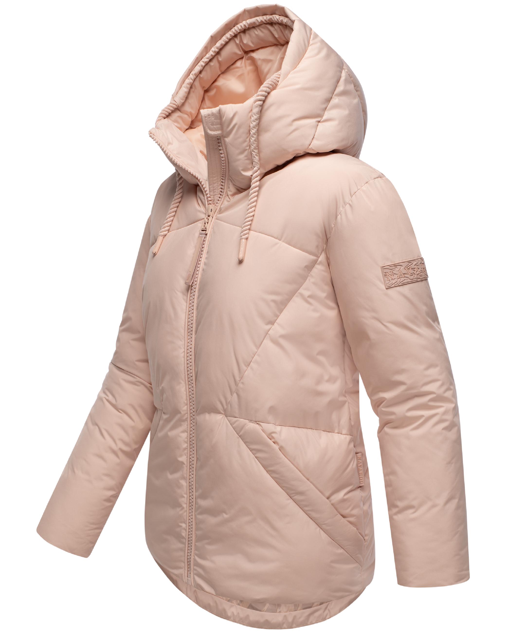Winterjacke mit Kapuze "Pastellzauber 14" Light Peach