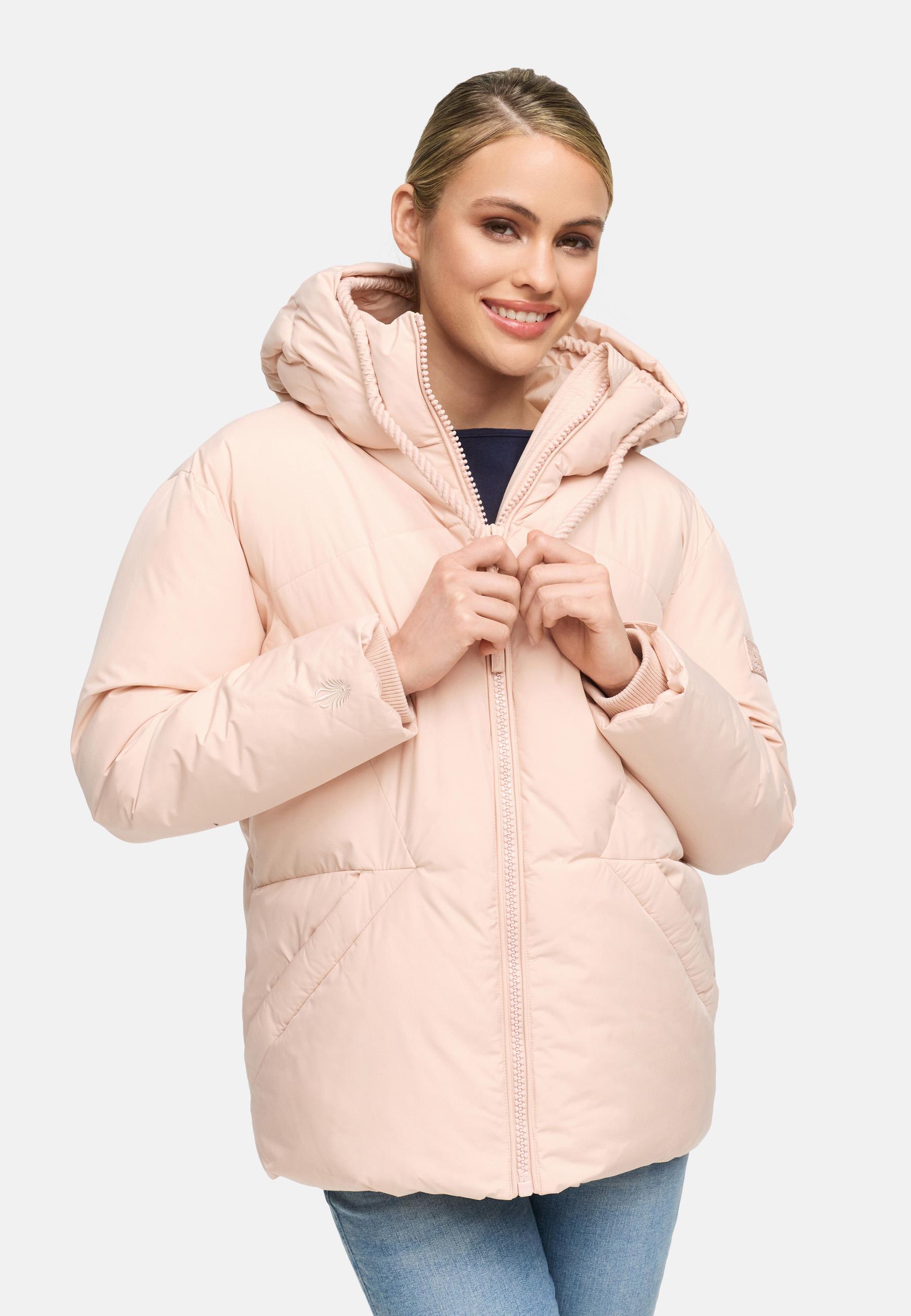 Winterjacke mit Kapuze "Pastellzauber 14" Light Peach