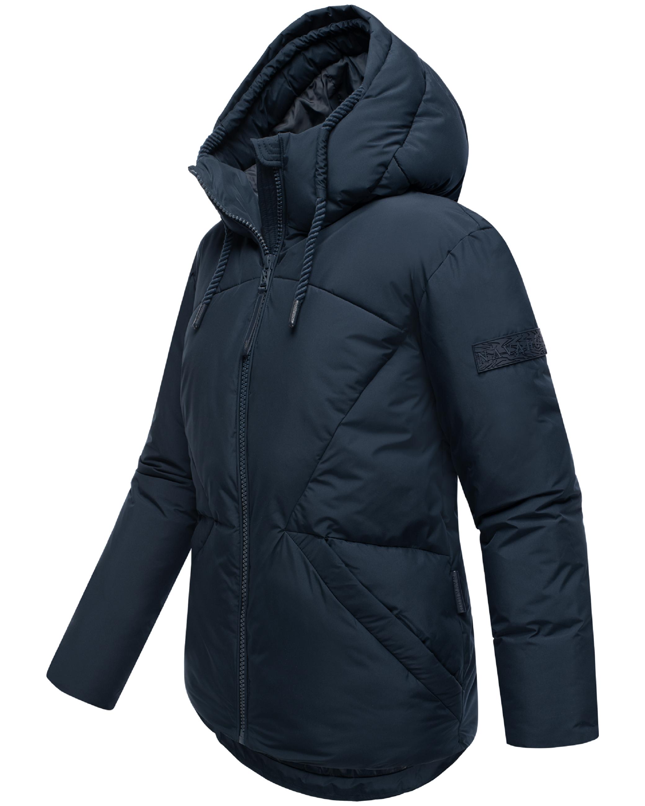 Winterjacke mit Kapuze "Pastellzauber 14" Navy
