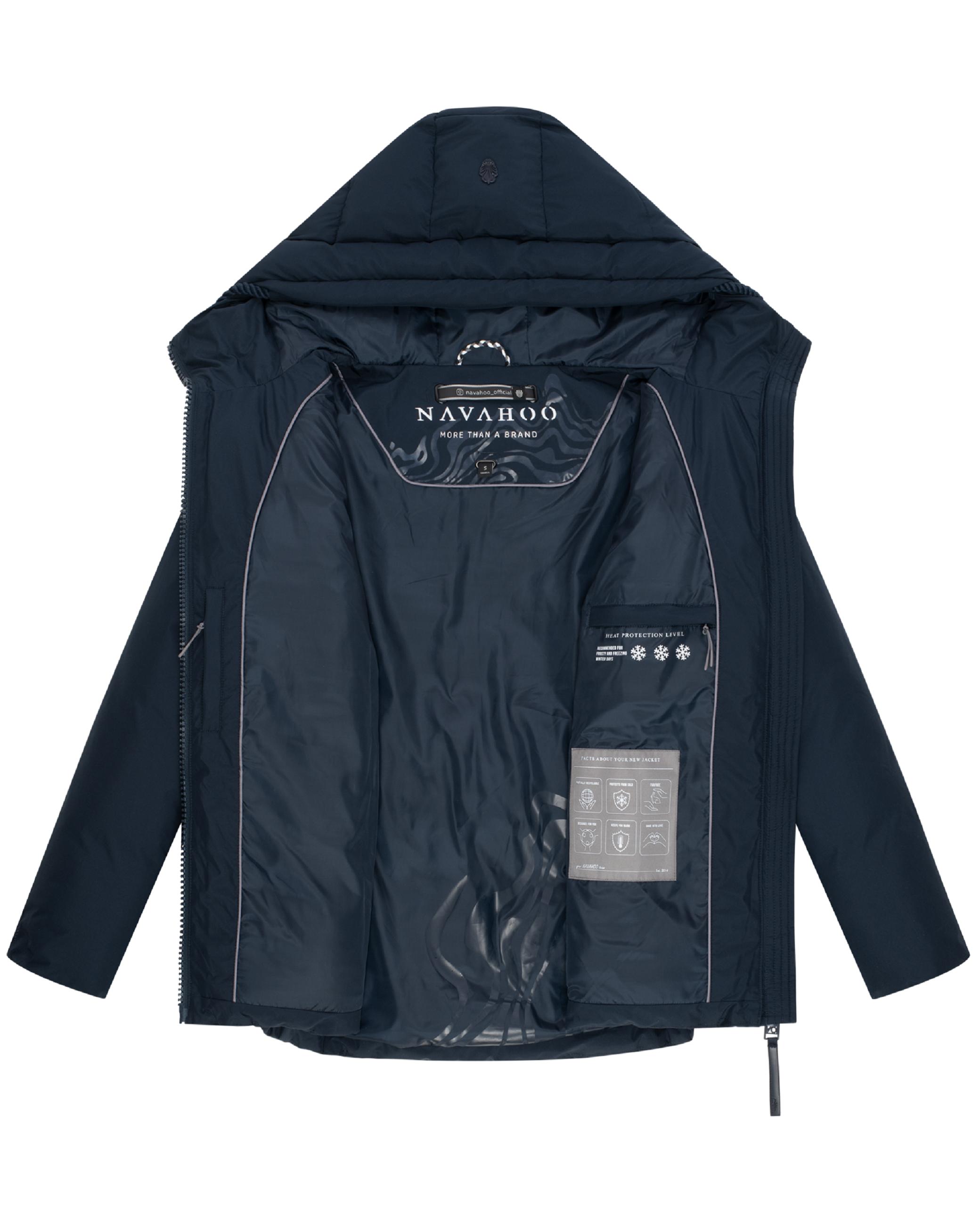 Winterjacke mit Kapuze "Pastellzauber 14" Navy