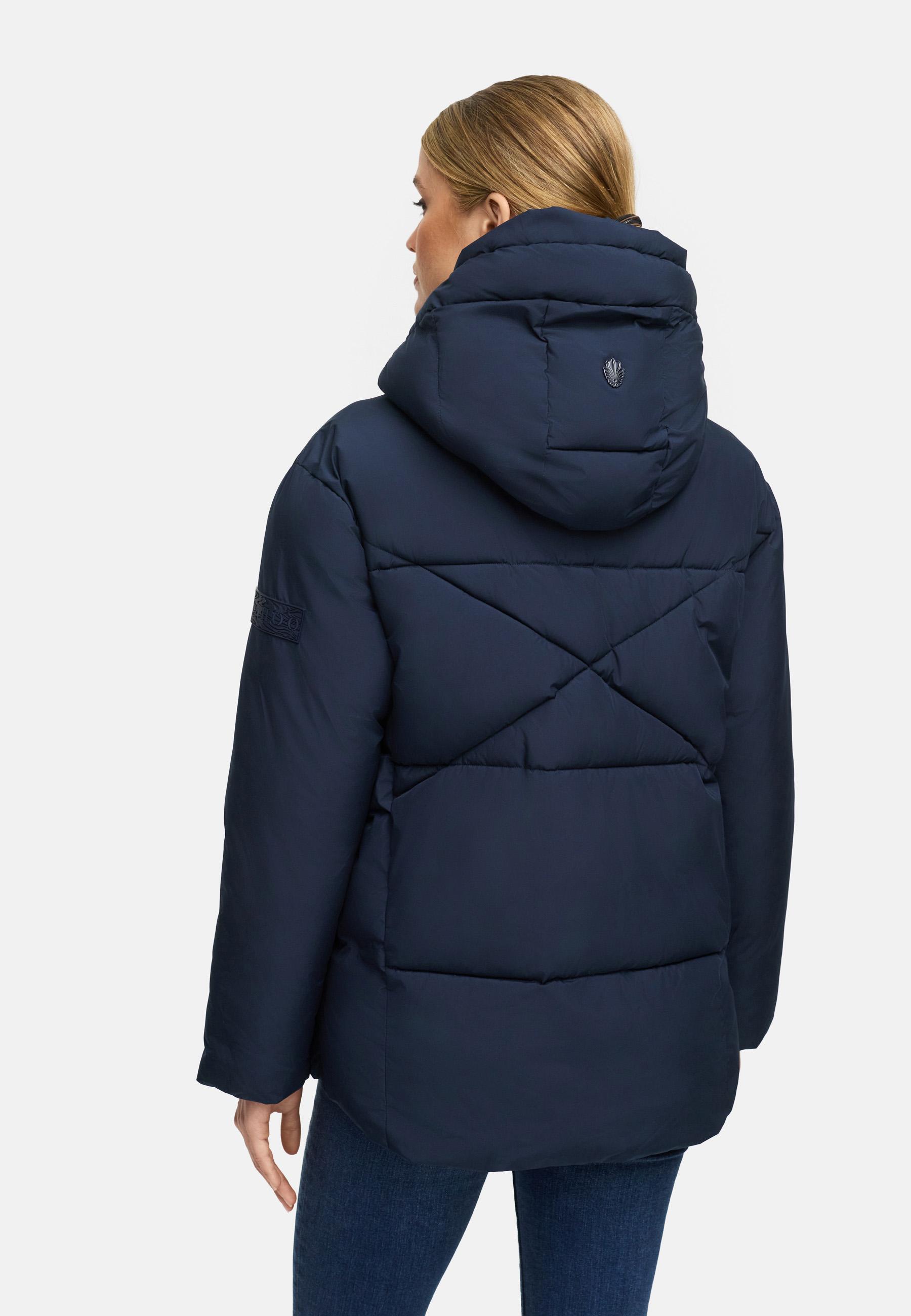 Winterjacke mit Kapuze "Pastellzauber 14" Navy
