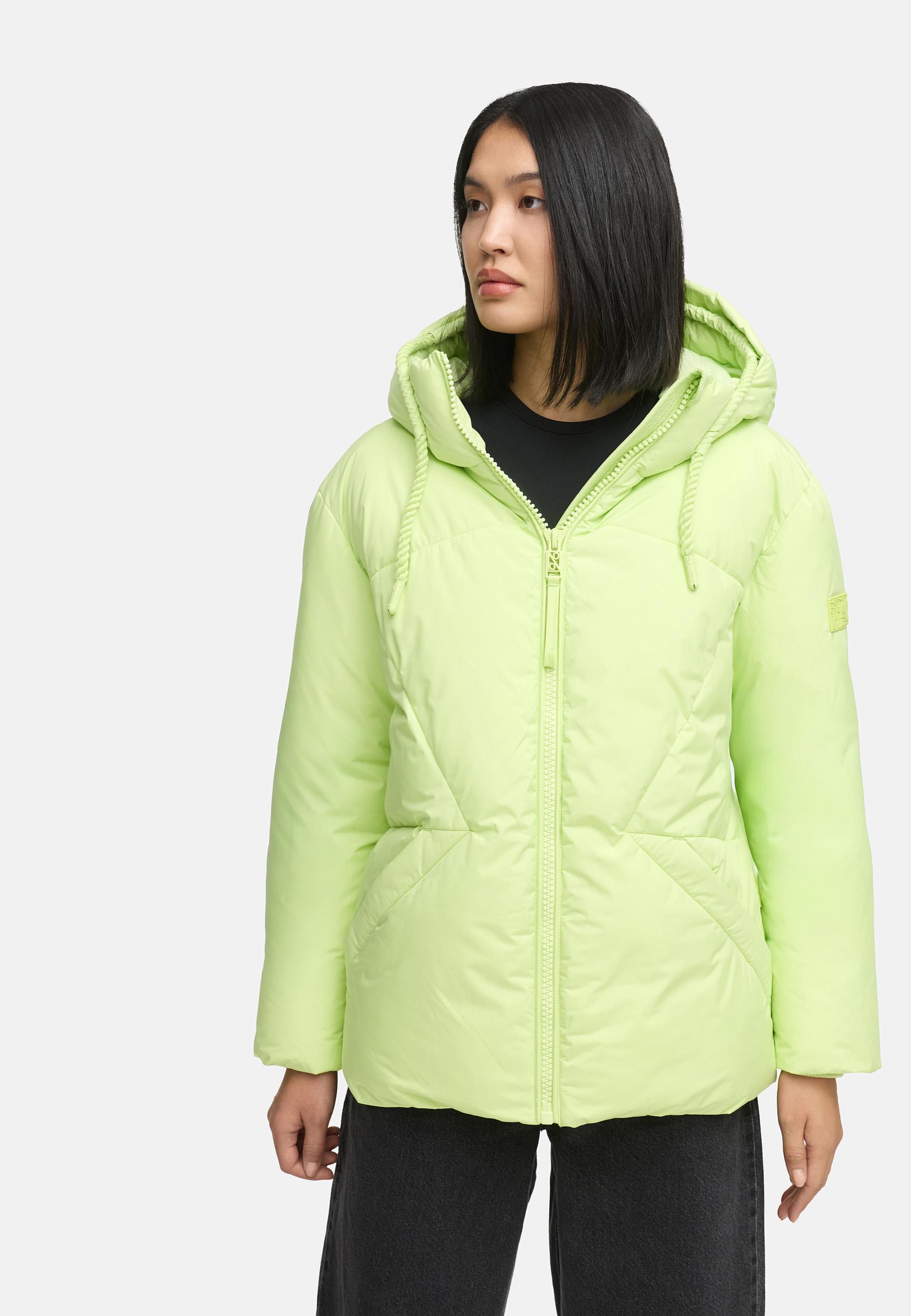 Winterjacke mit Kapuze "Pastellzauber 14" Pastel Lime