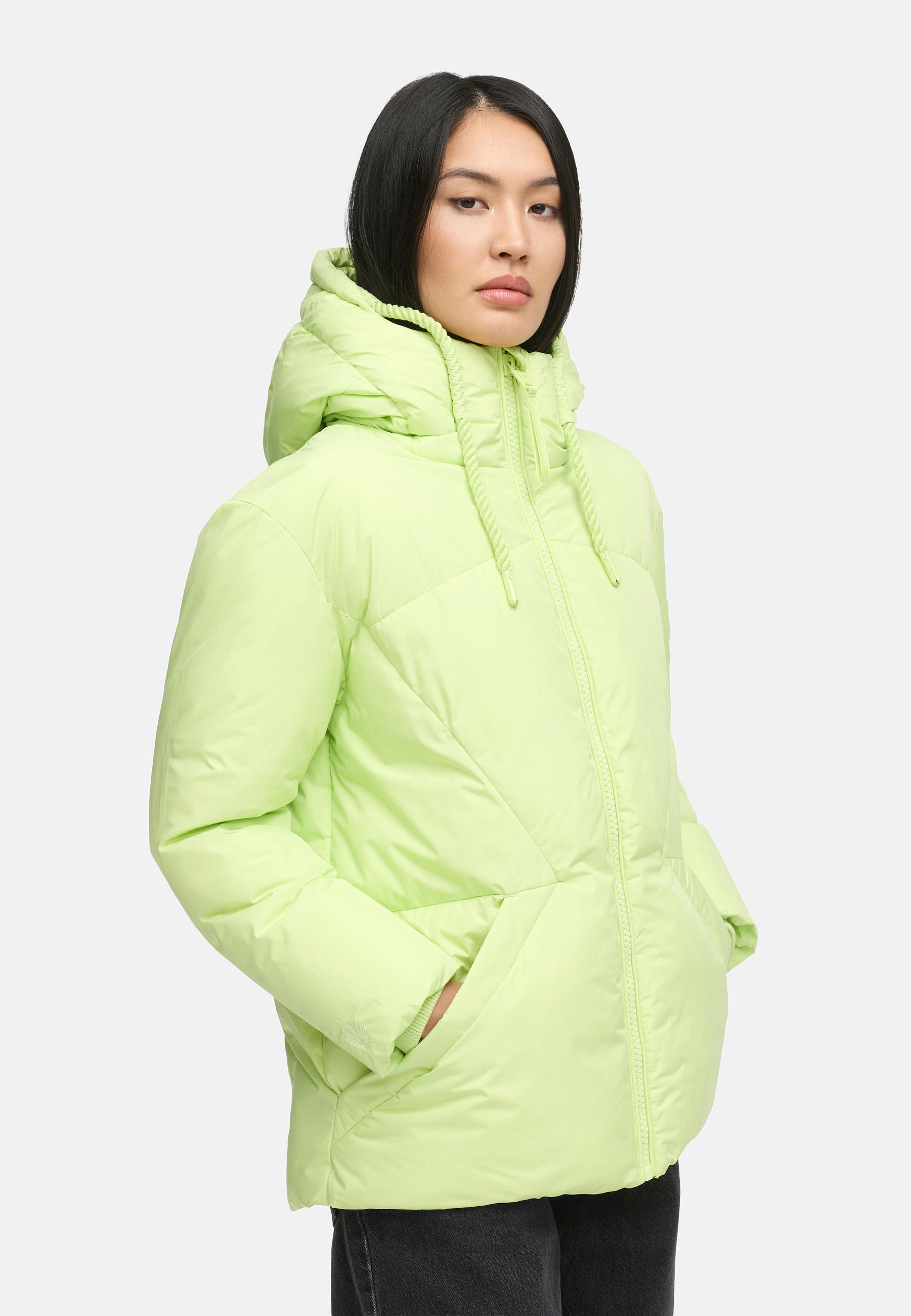 Winterjacke mit Kapuze "Pastellzauber 14" Pastel Lime