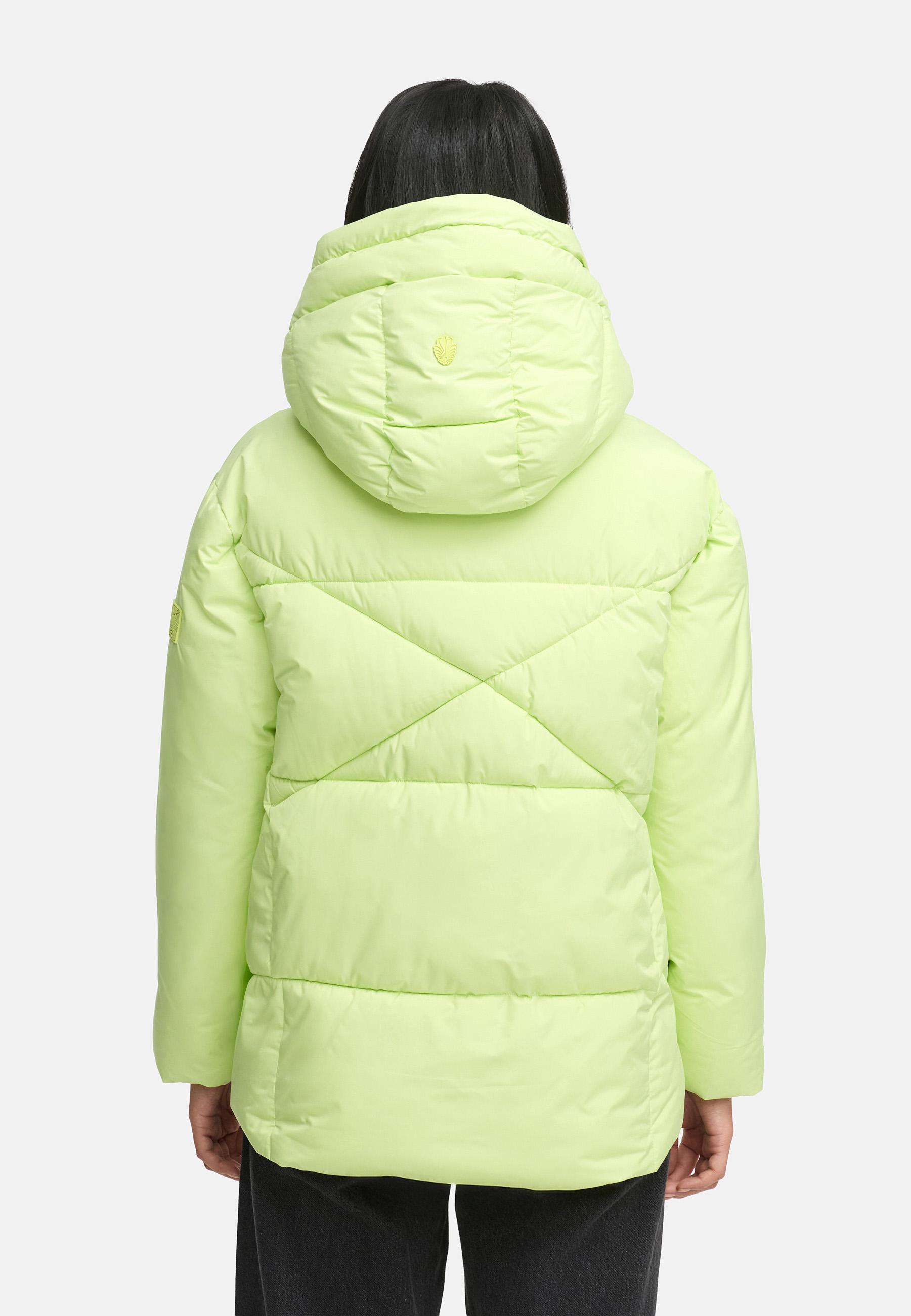 Winterjacke mit Kapuze "Pastellzauber 14" Pastel Lime