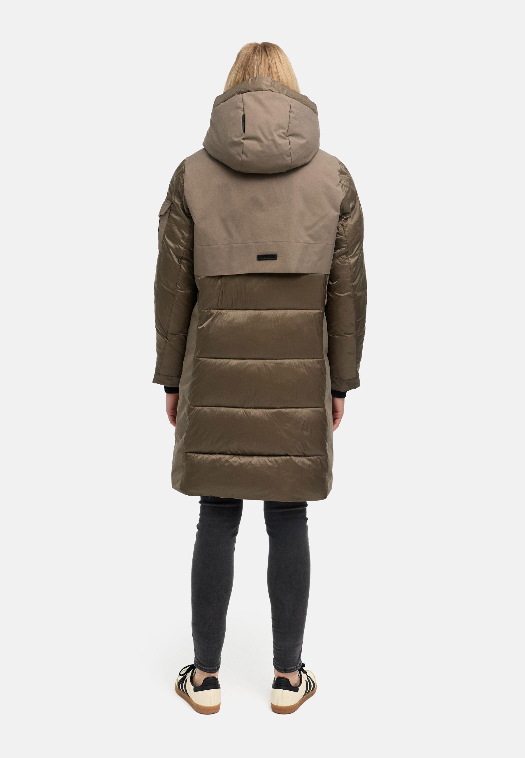 Modischer Parka "Peakstorm 14" Stone Brown