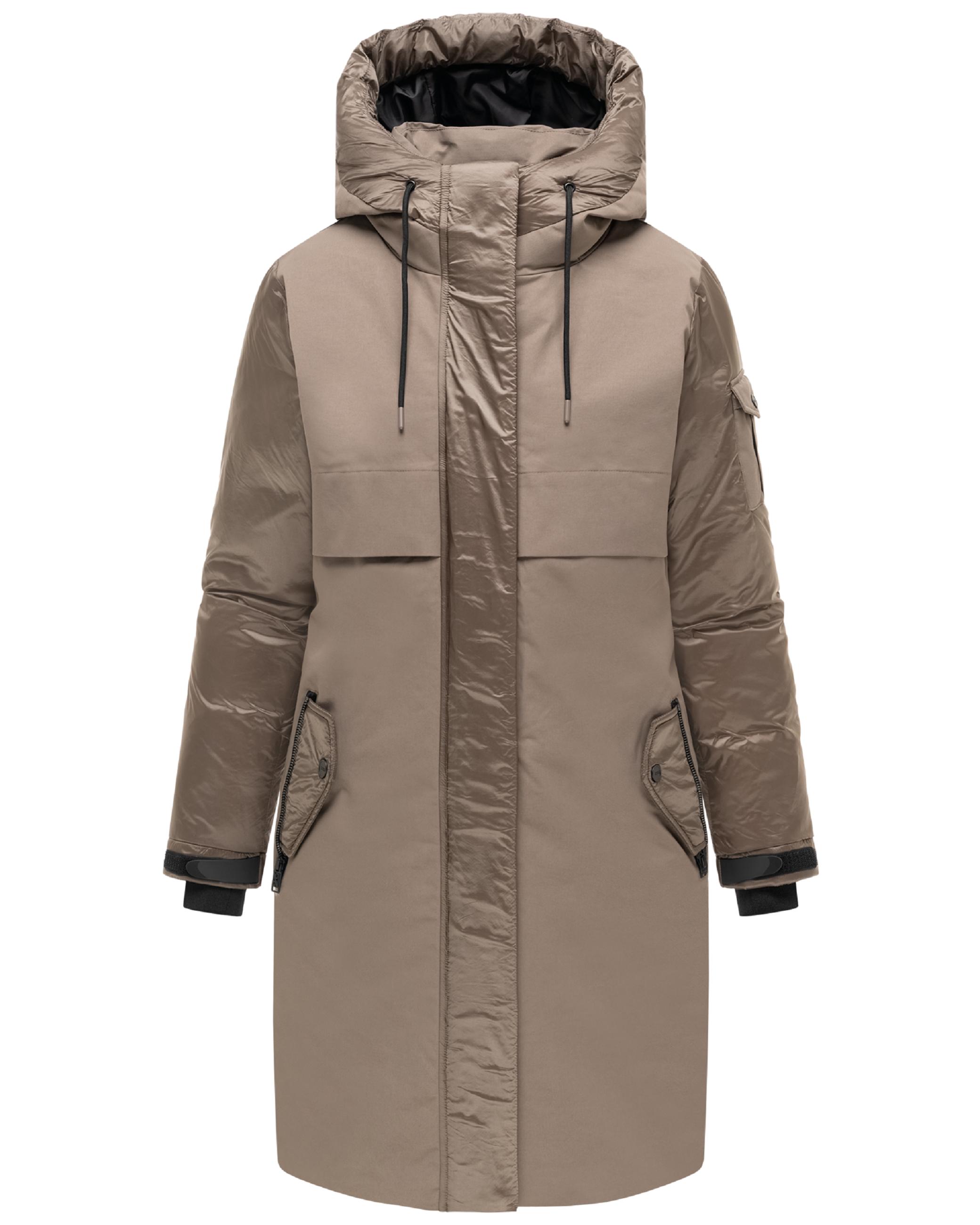Modischer Parka "Peakstorm 14" Stone Brown
