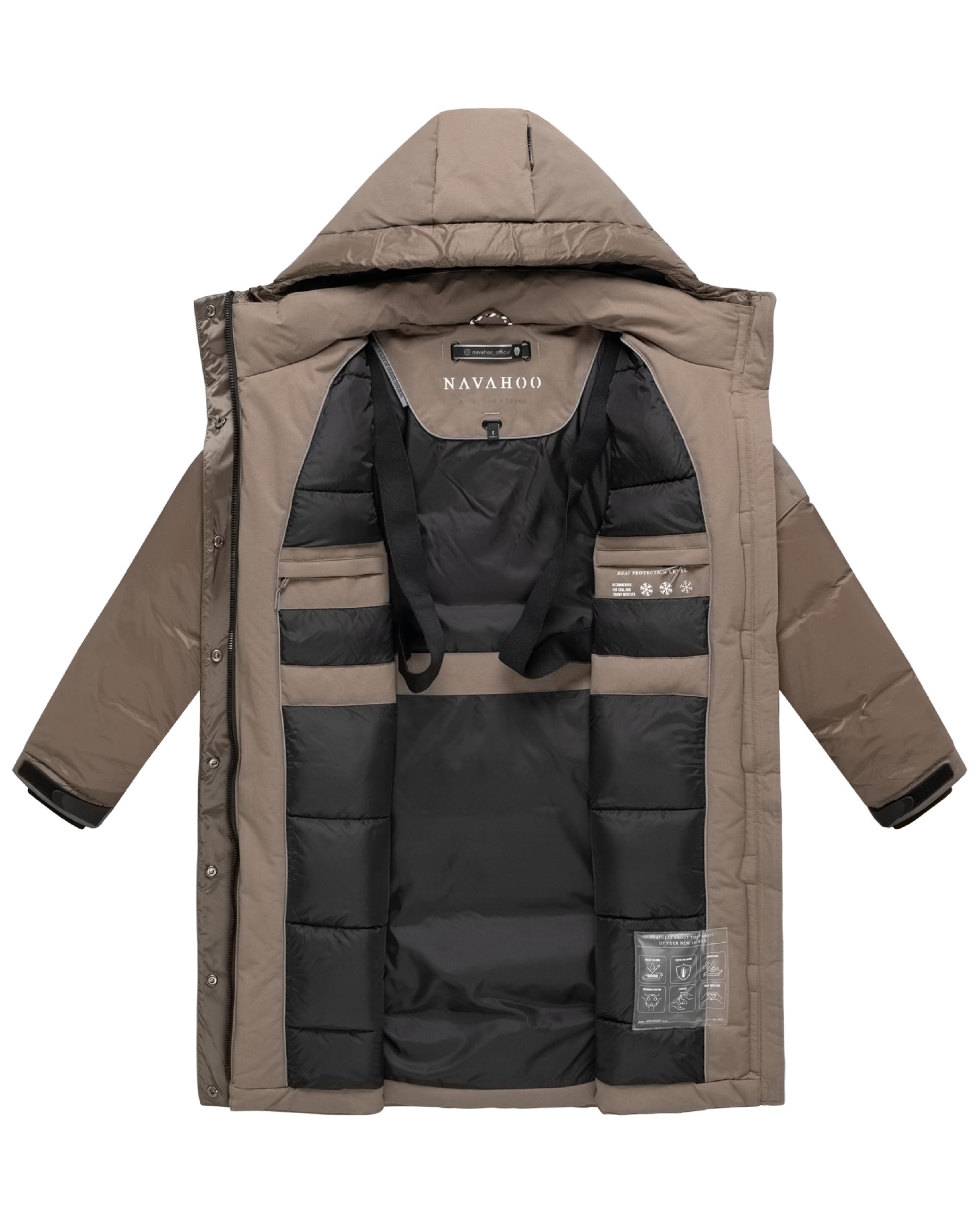 Modischer Parka "Peakstorm 14" Stone Brown