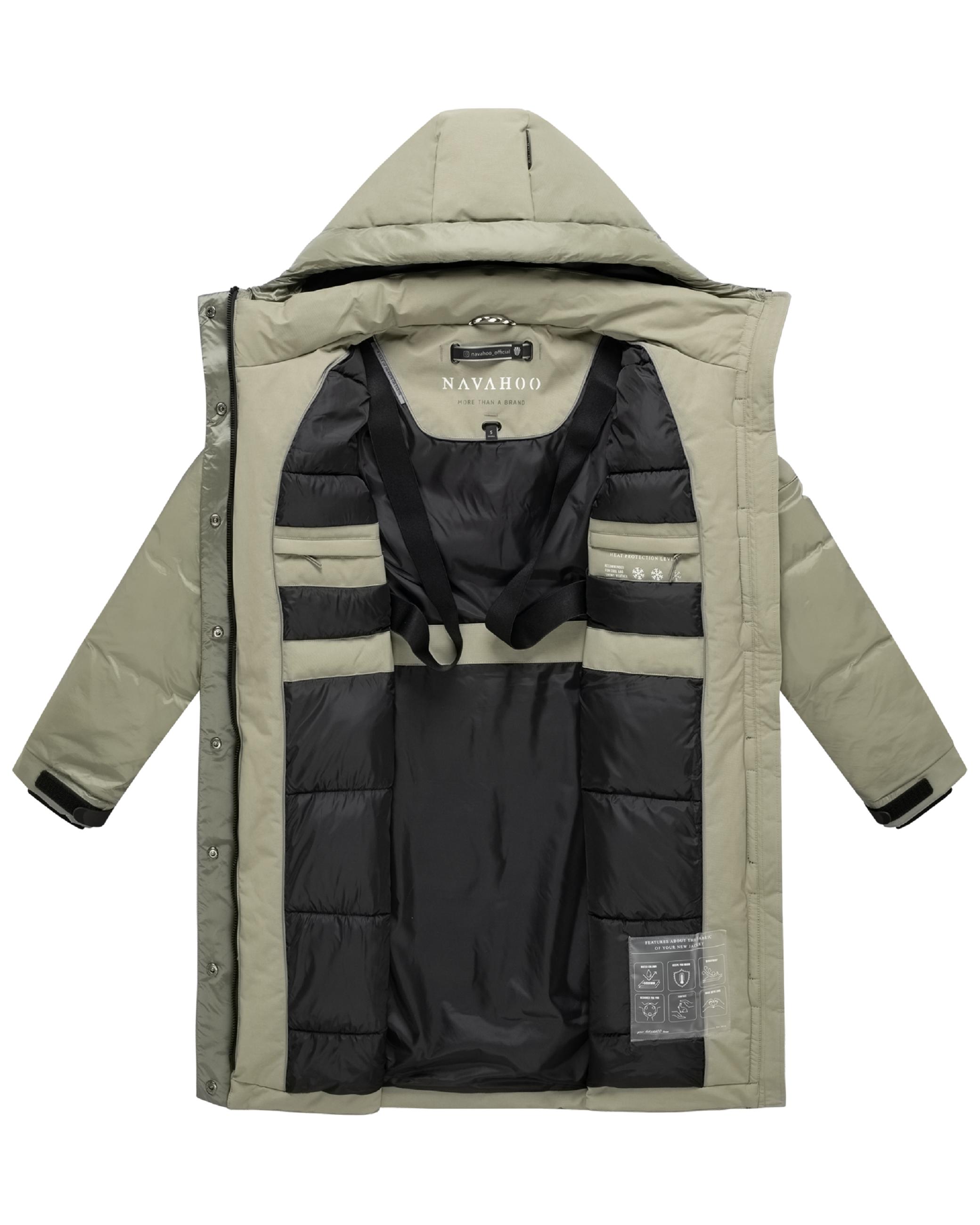 Modischer Parka "Peakstorm 14" Stone Grey