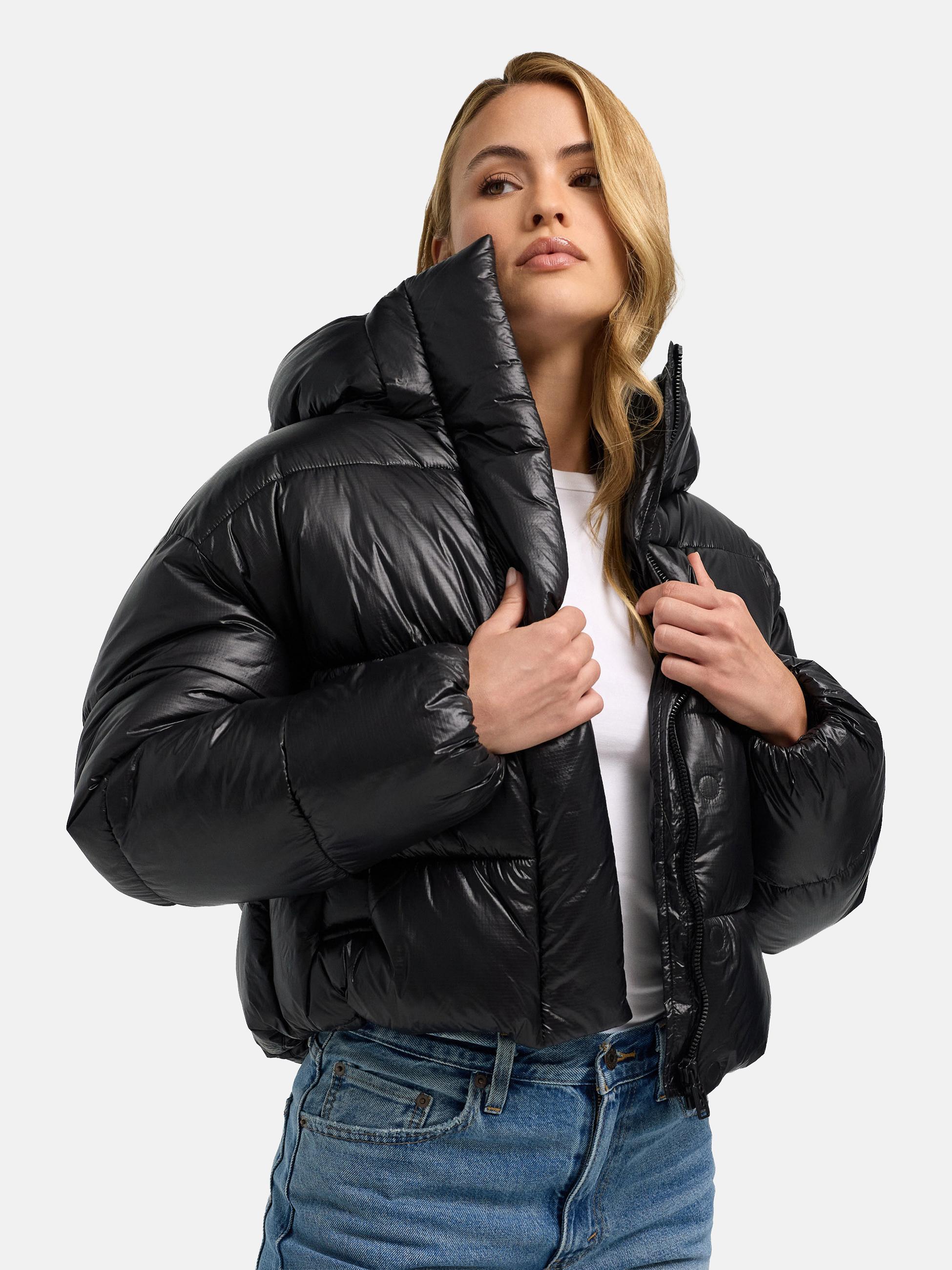 Warme Steppjacke in Ripstop-Optik "Polar-Unit 14" Black