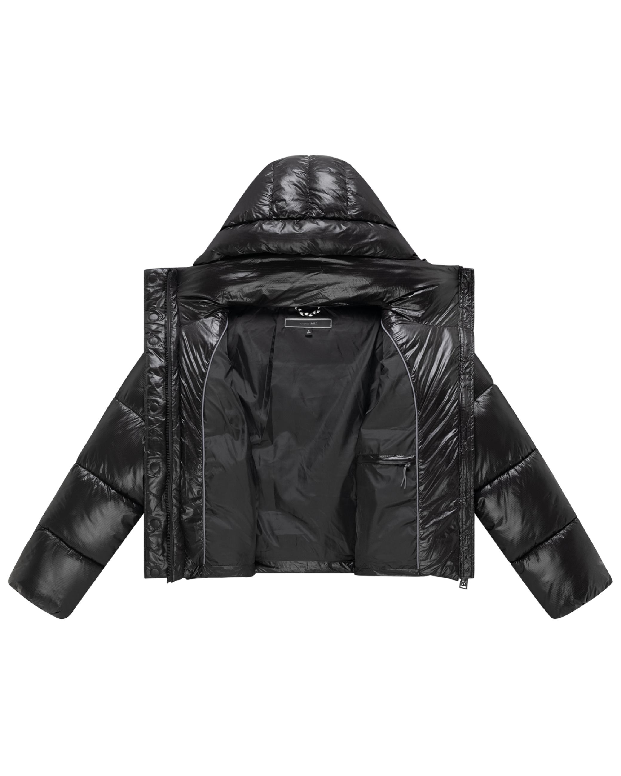 Warme Steppjacke in Ripstop-Optik "Polar-Unit 14" Black