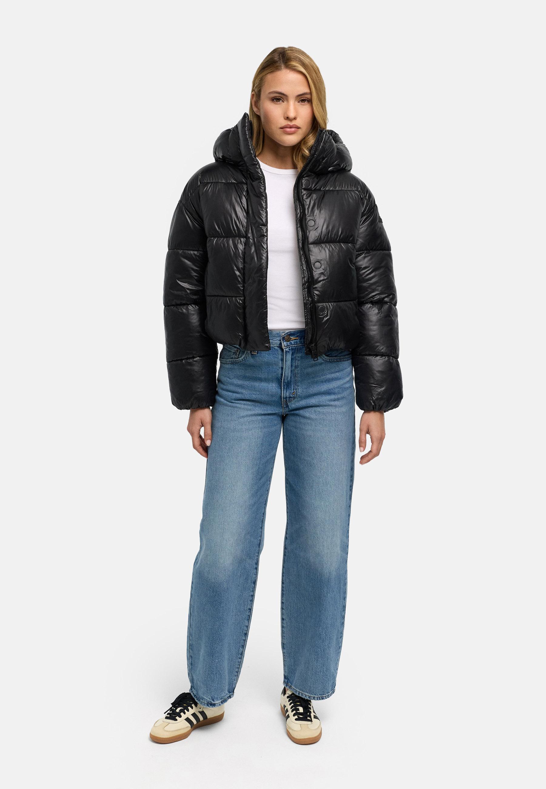 Warme Steppjacke in Ripstop-Optik "Polar-Unit 14" Black