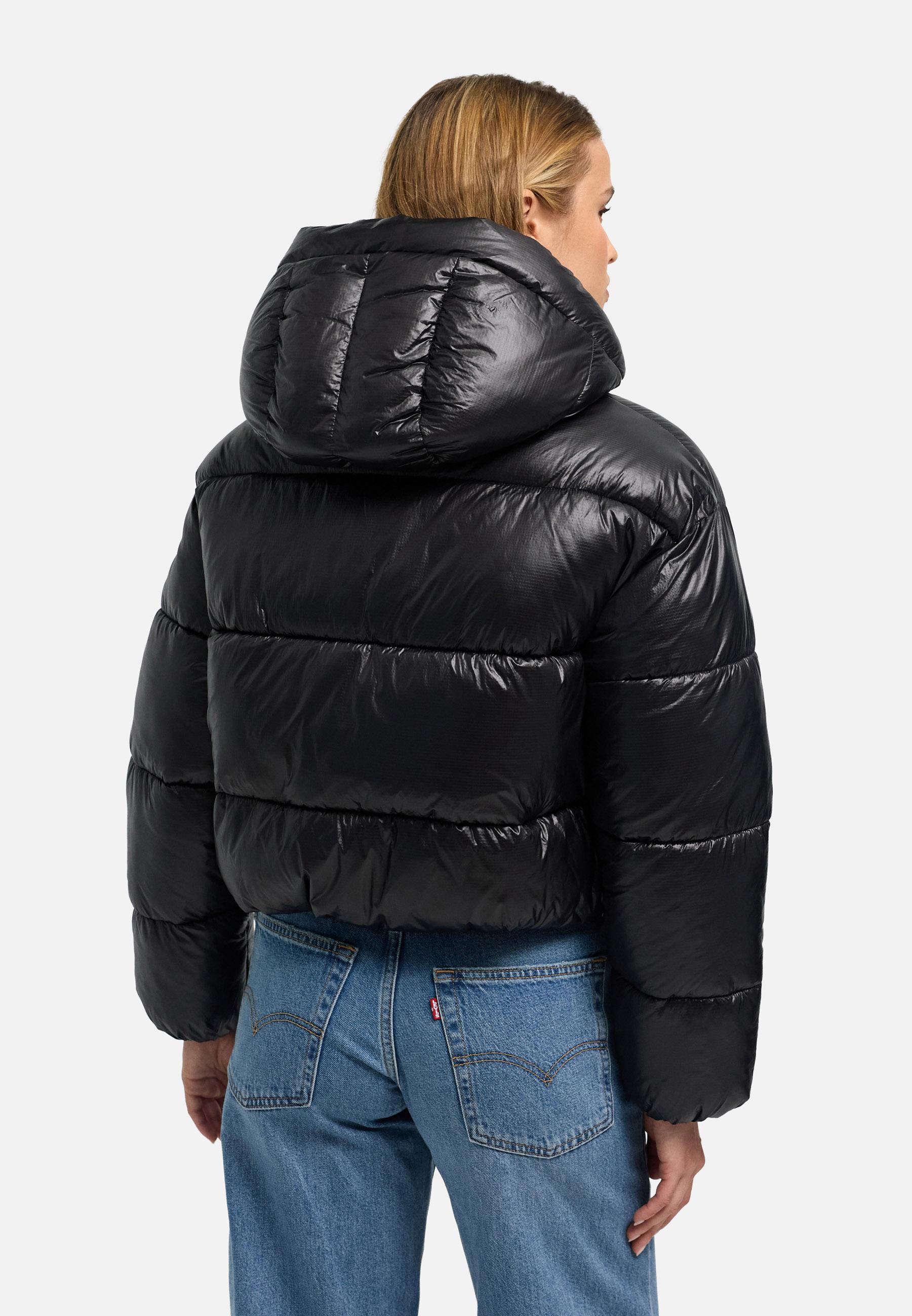 Warme Steppjacke in Ripstop-Optik "Polar-Unit 14" Black