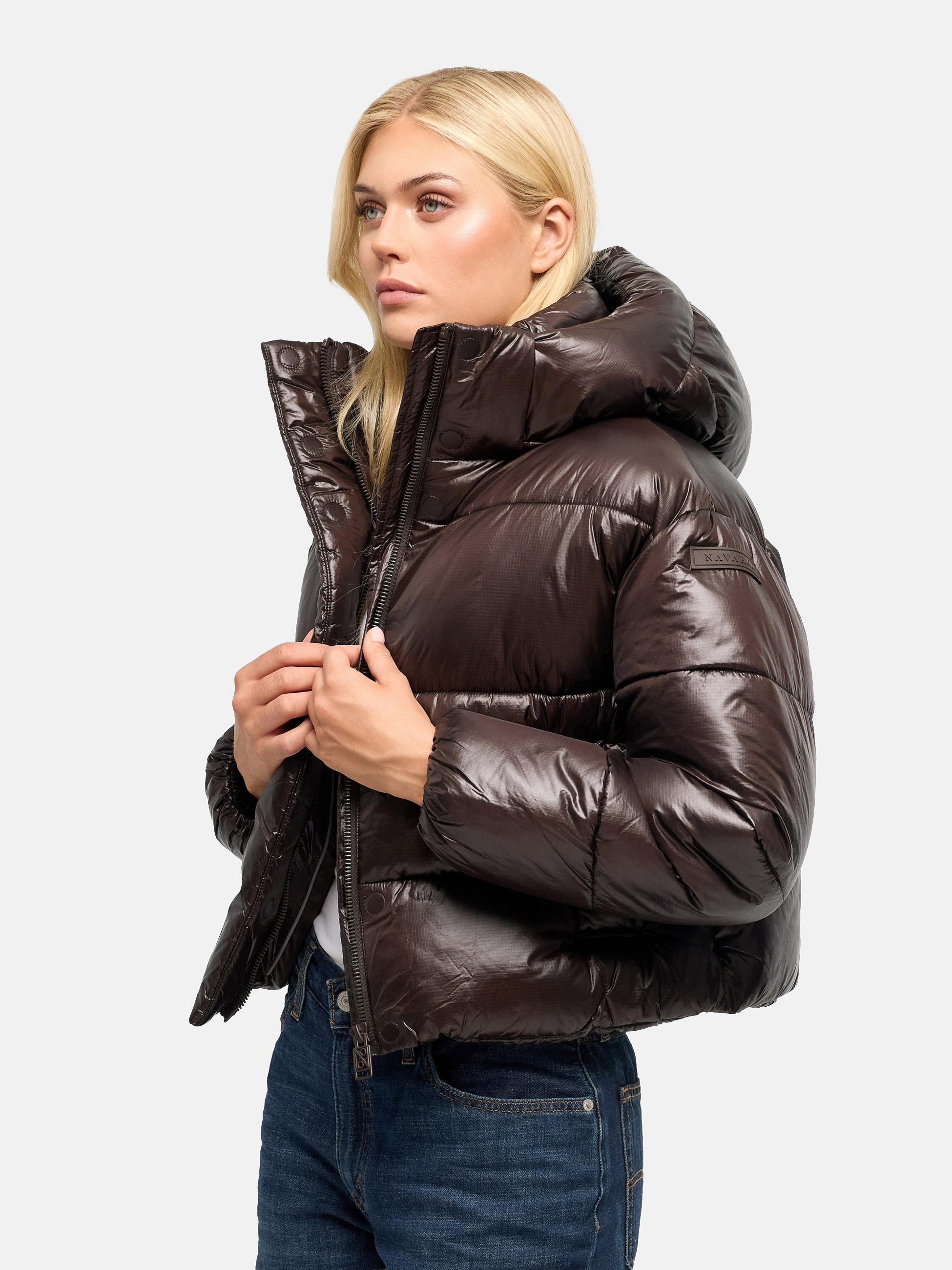 Warme Steppjacke in Ripstop-Optik "Polar-Unit 14" Choco