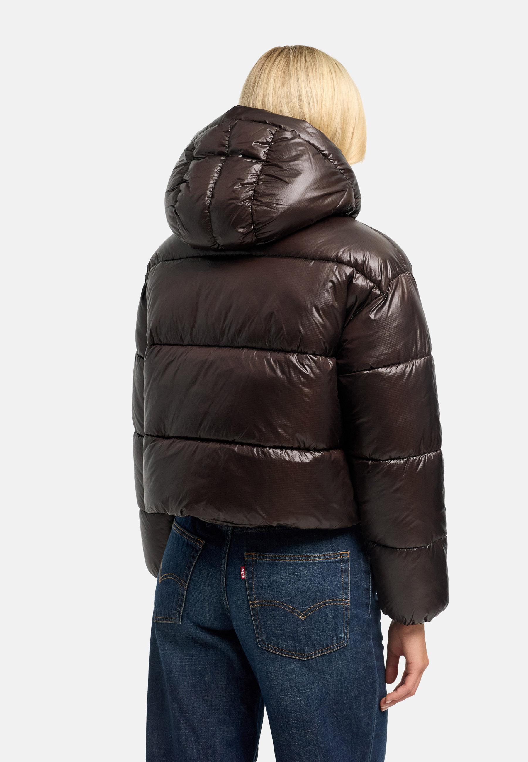 Warme Steppjacke in Ripstop-Optik "Polar-Unit 14" Choco