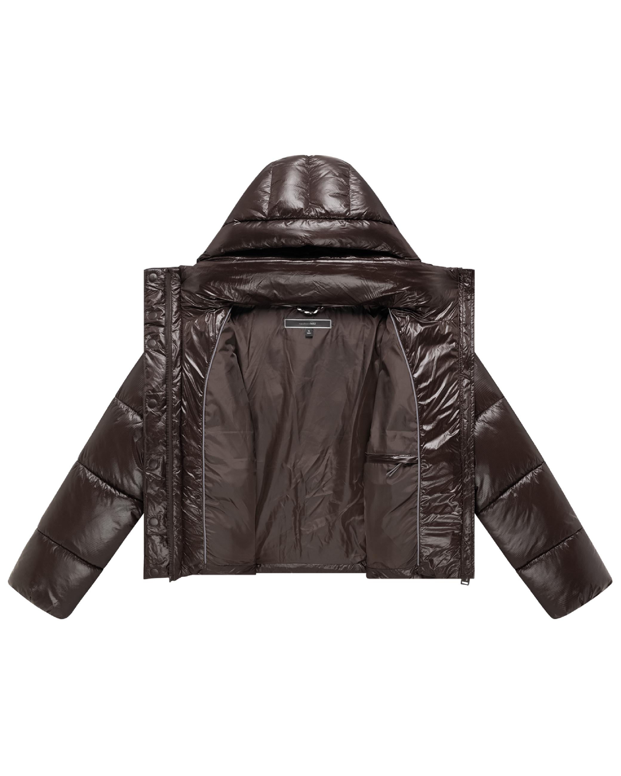 Warme Steppjacke in Ripstop-Optik "Polar-Unit 14" Choco