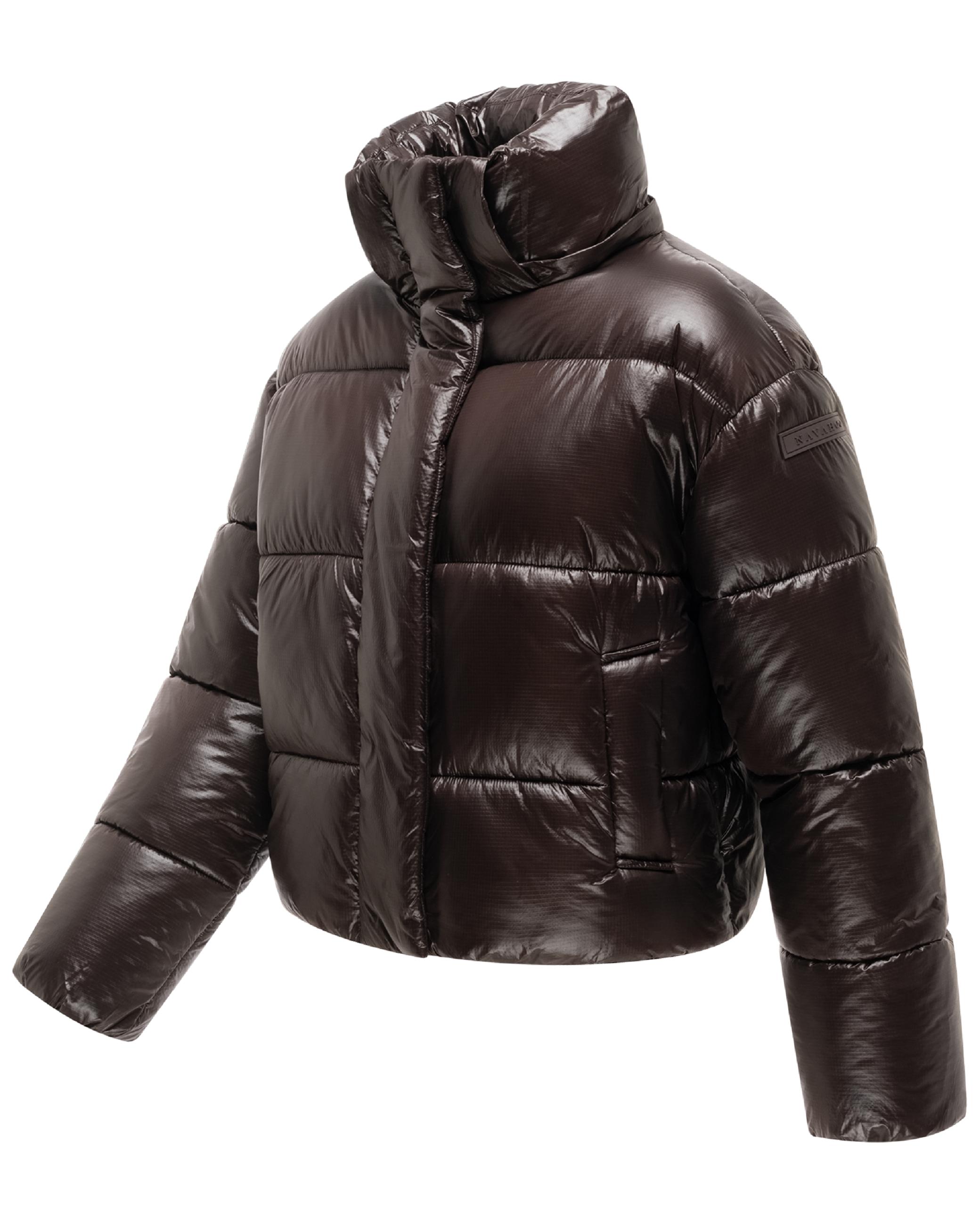 Warme Steppjacke in Ripstop-Optik "Polar-Unit 14" Choco