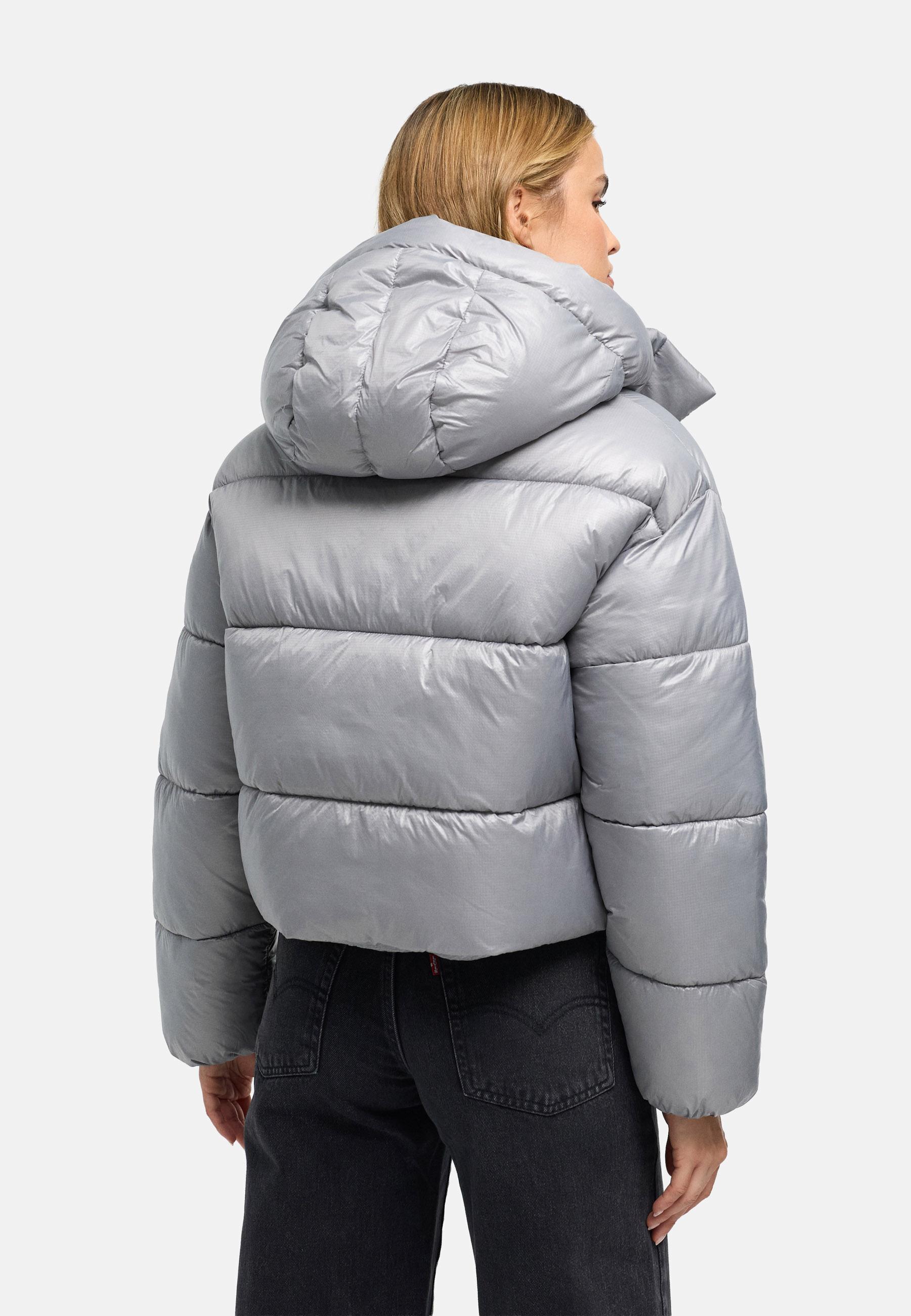 Warme Steppjacke in Ripstop-Optik "Polar-Unit 14" Grey