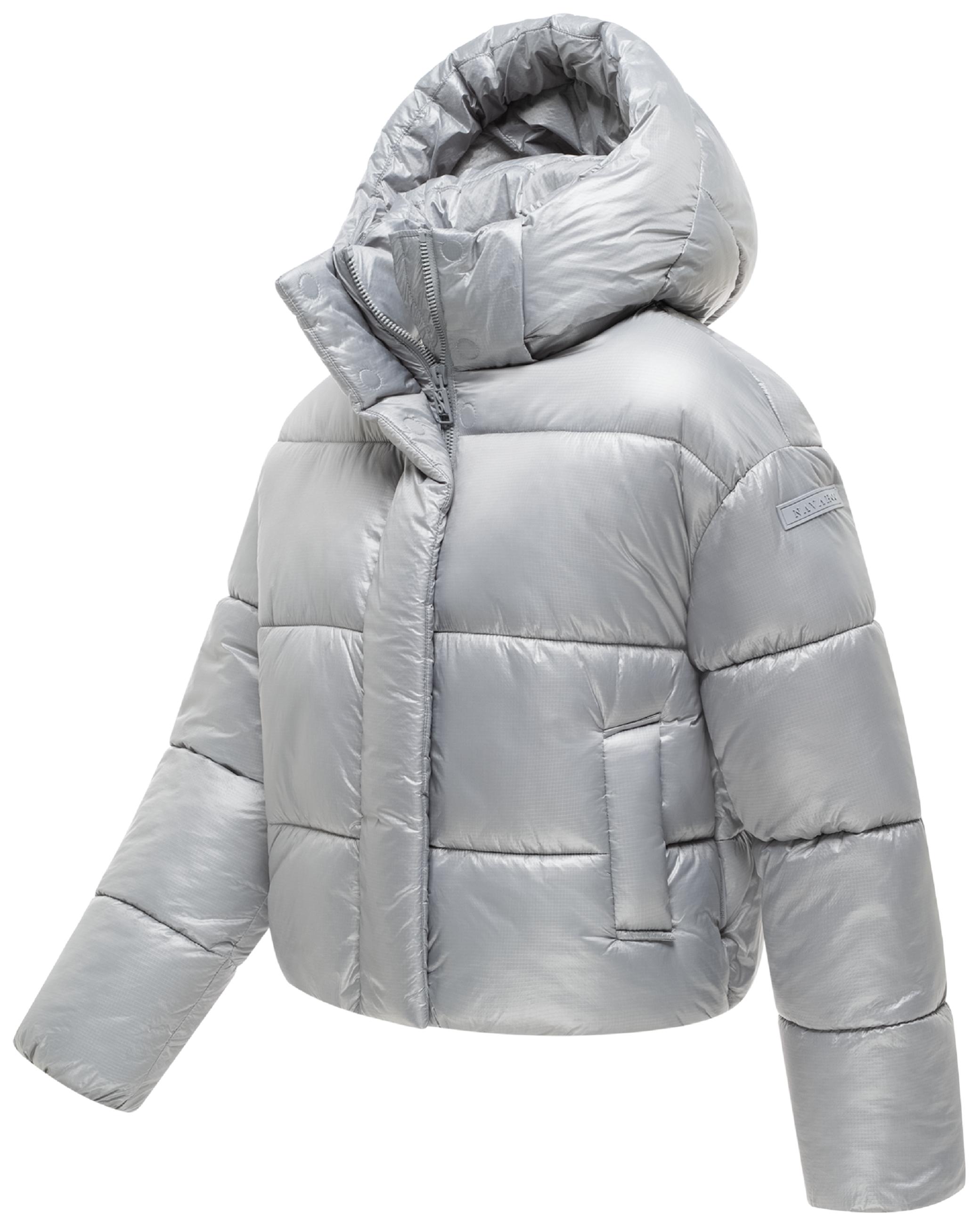 Warme Steppjacke in Ripstop-Optik "Polar-Unit 14" Grey