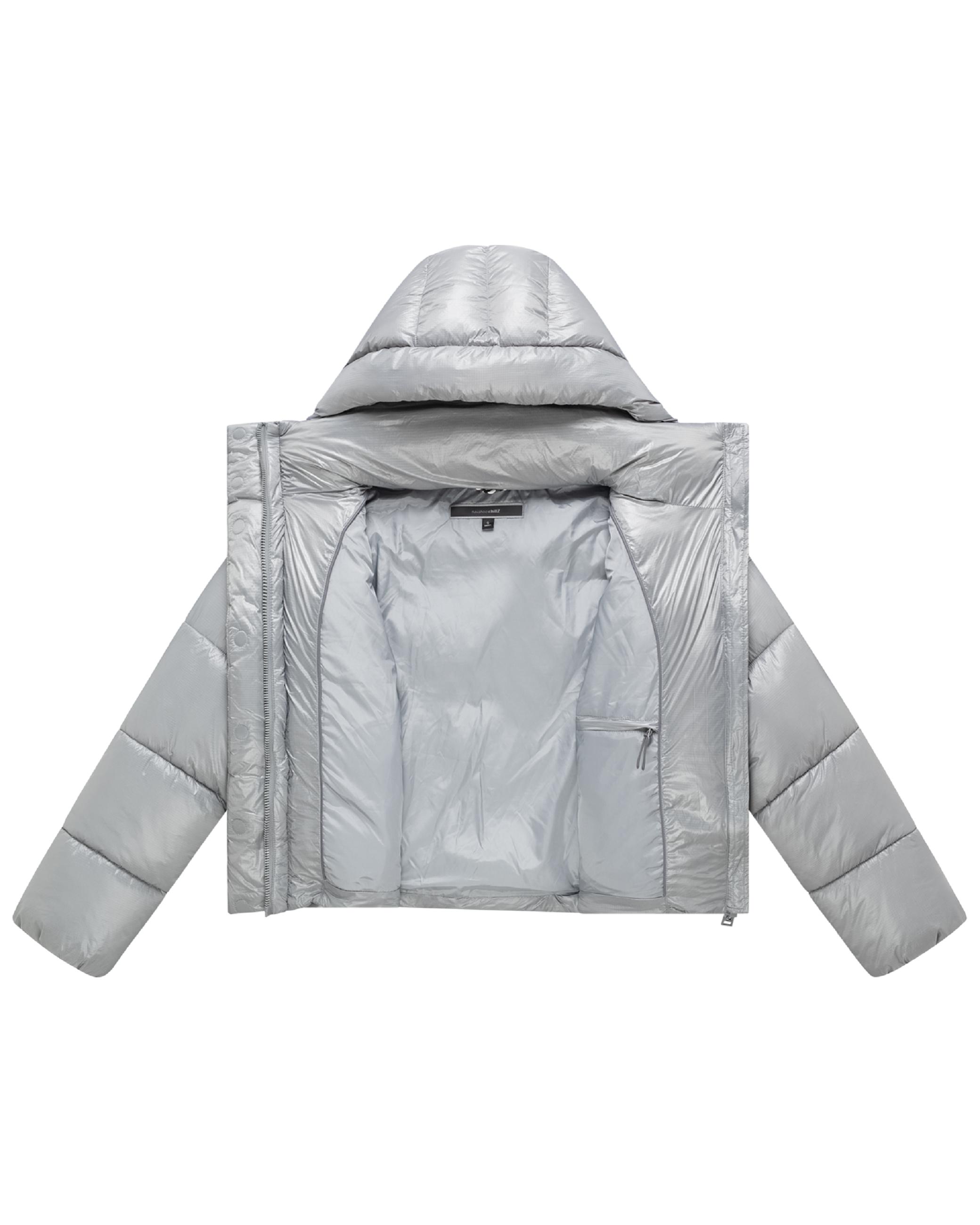 Warme Steppjacke in Ripstop-Optik "Polar-Unit 14" Grey