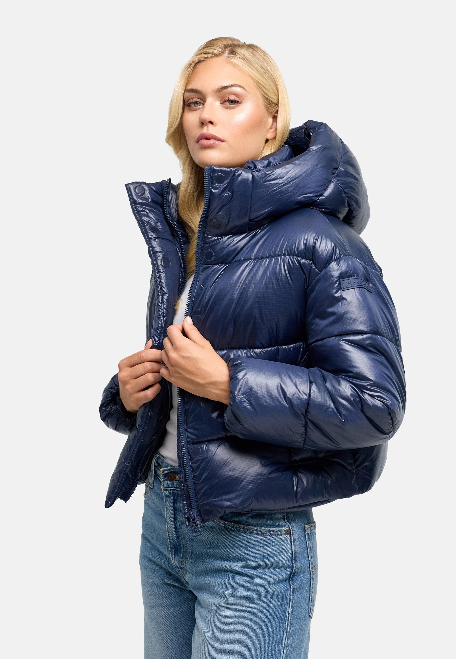Warme Steppjacke in Ripstop-Optik "Polar-Unit 14" Night Sky Blue