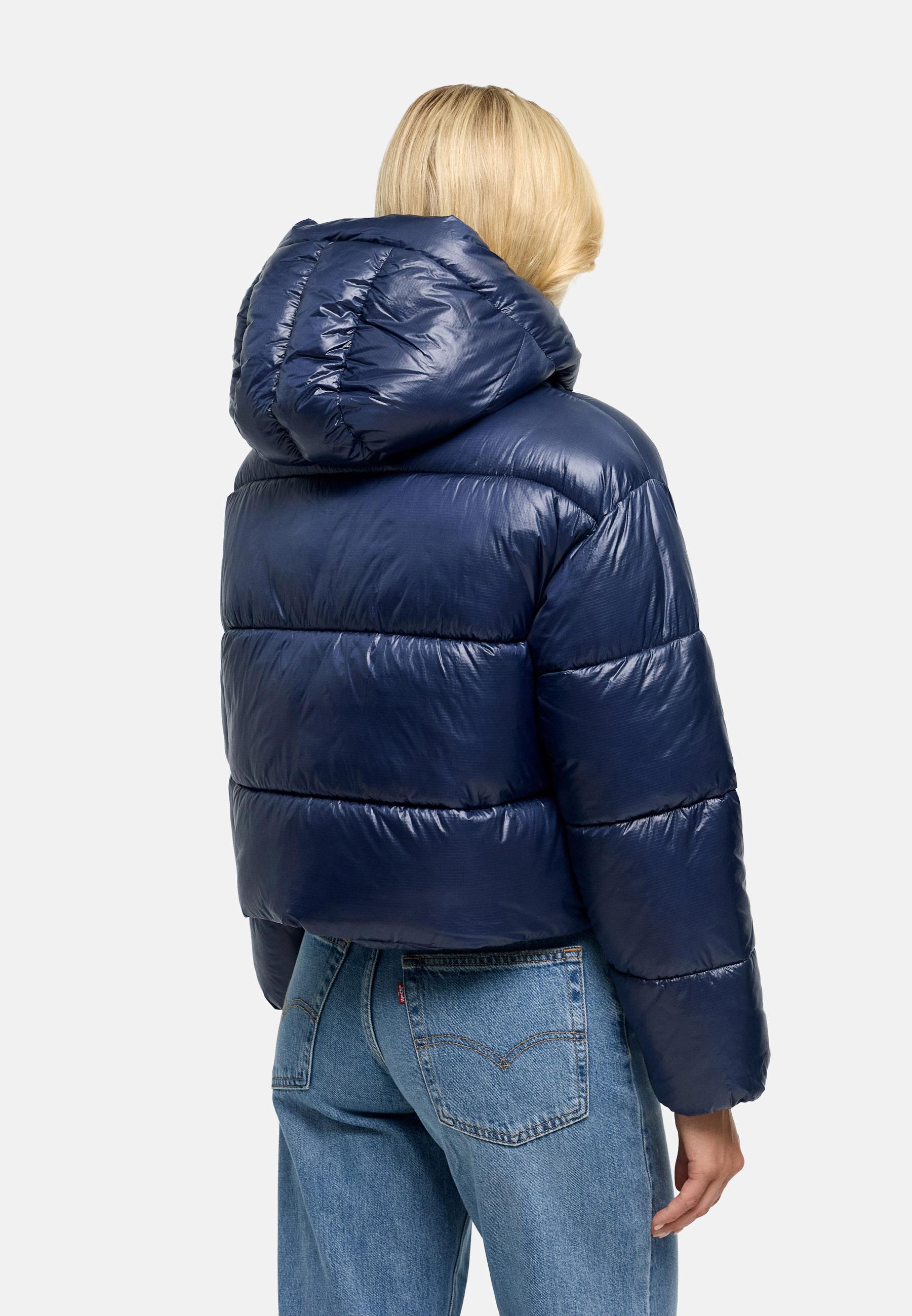 Warme Steppjacke in Ripstop-Optik "Polar-Unit 14" Night Sky Blue