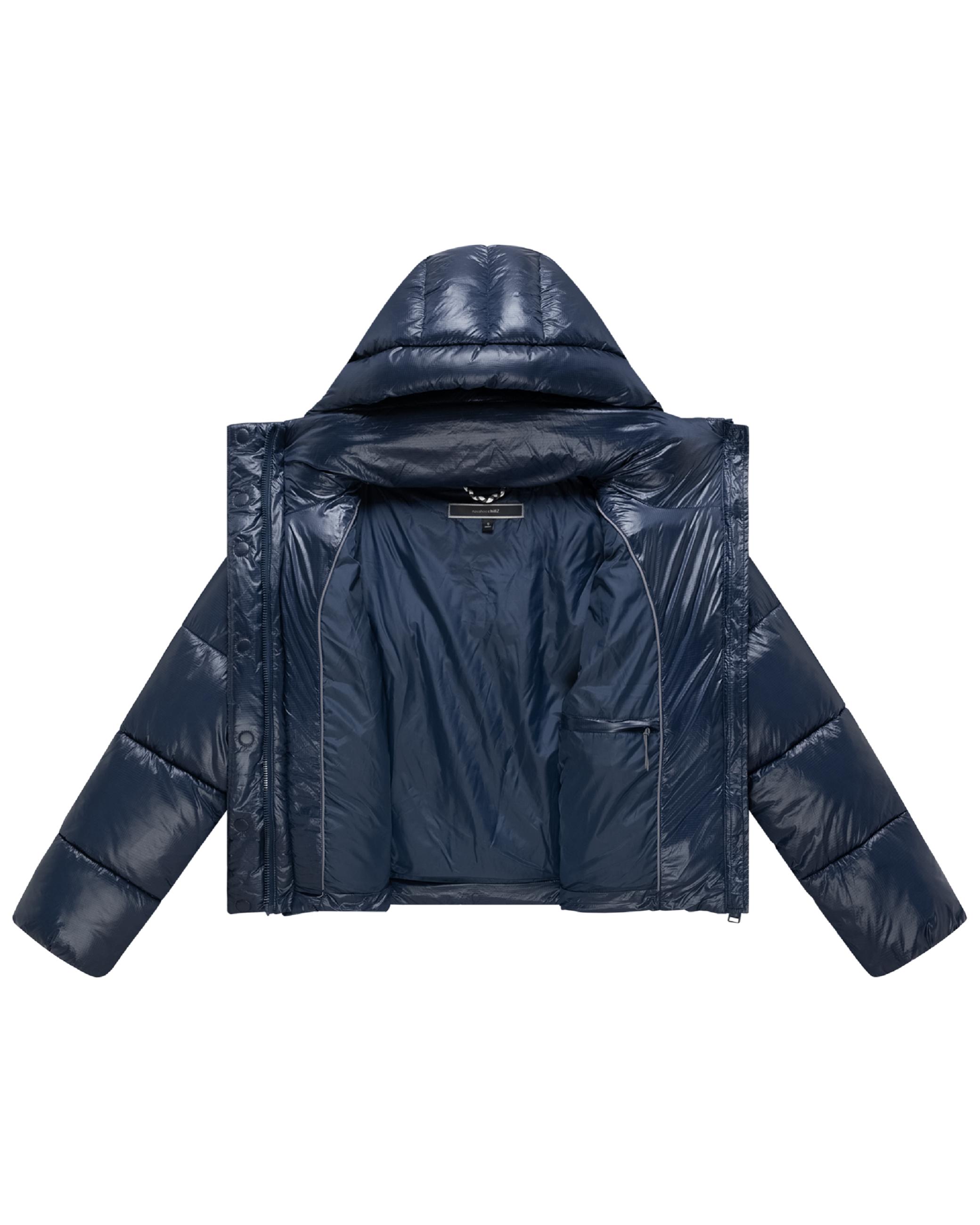 Warme Steppjacke in Ripstop-Optik "Polar-Unit 14" Night Sky Blue