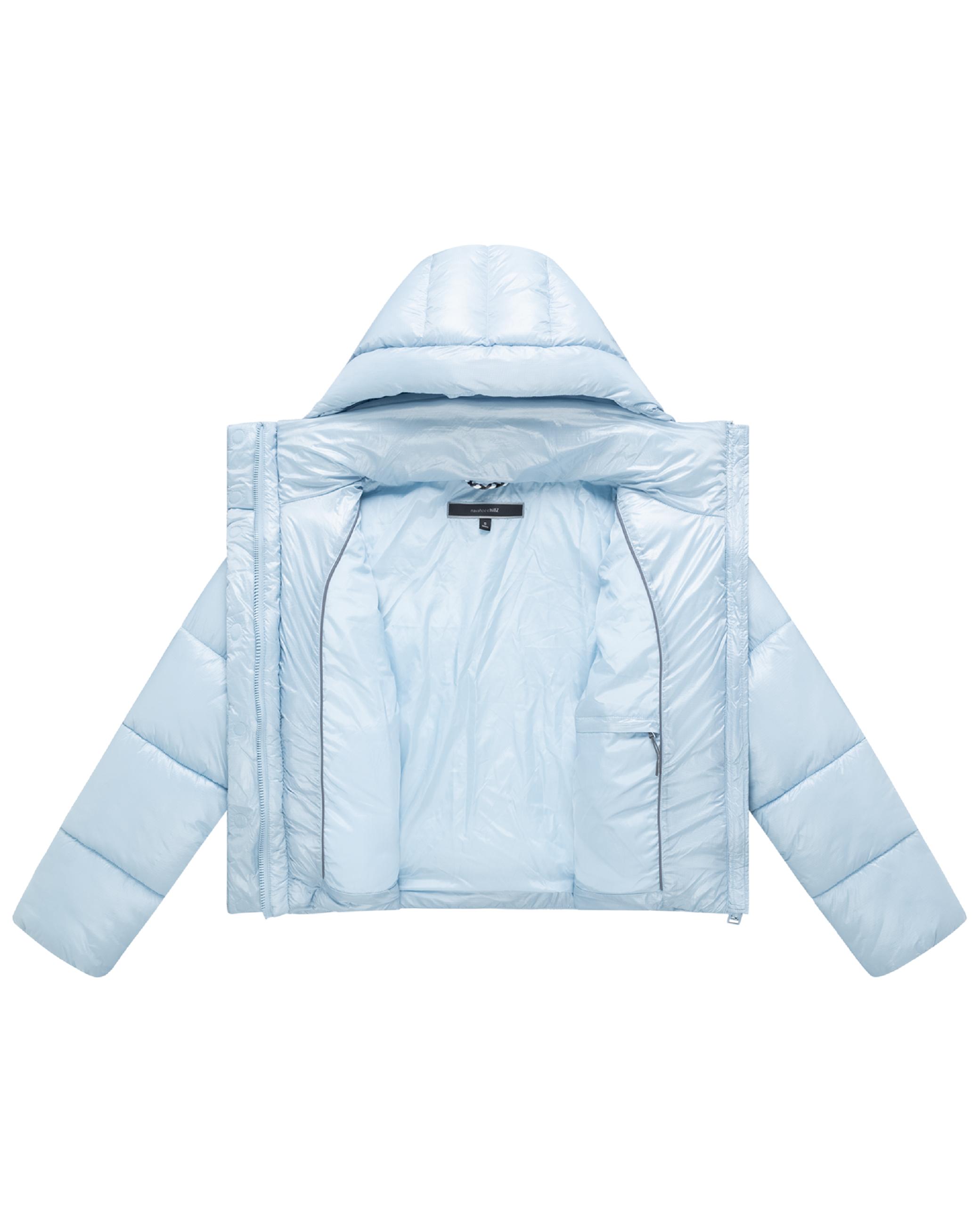 Warme Steppjacke in Ripstop-Optik "Polar-Unit 14" Soft Blue