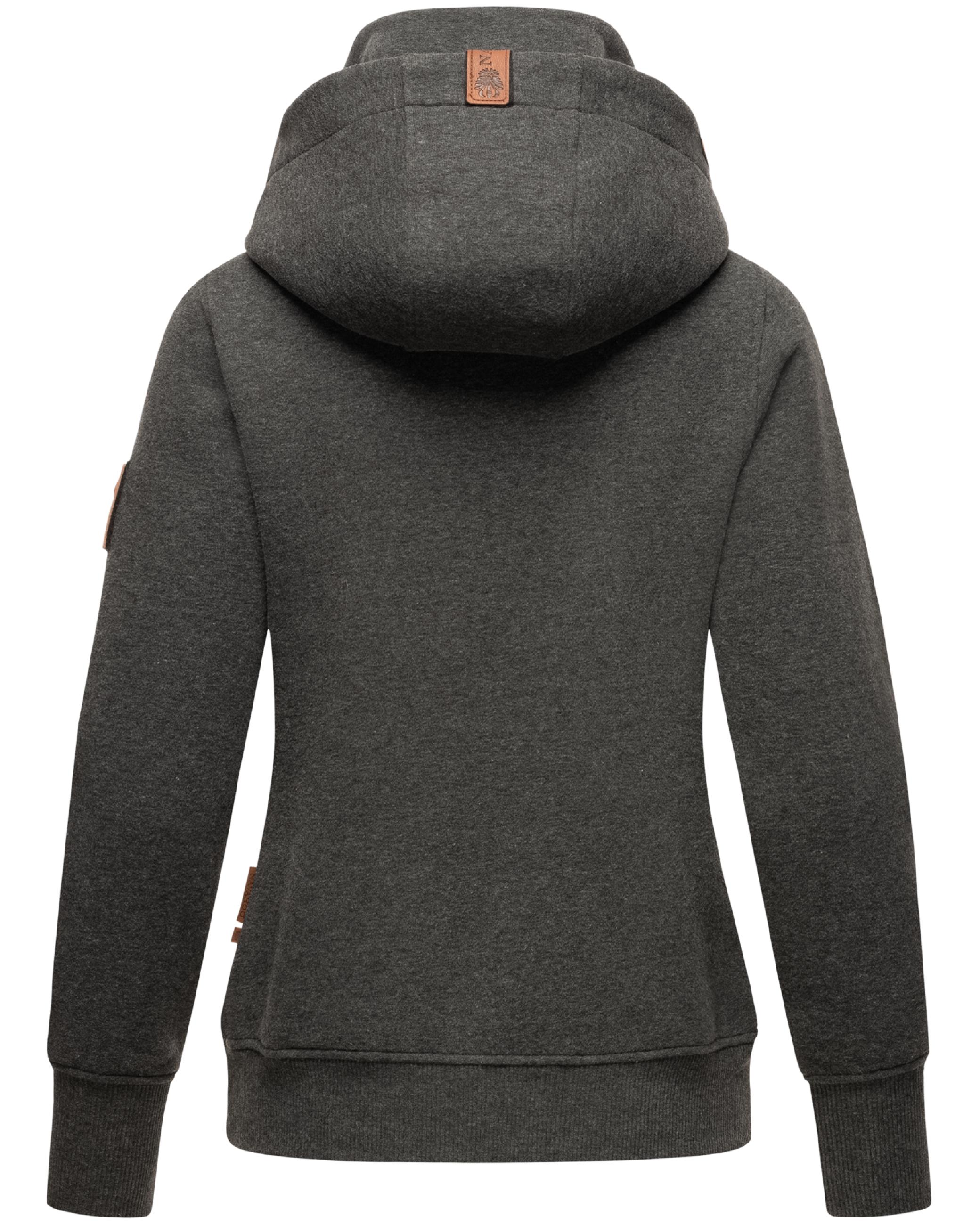 Weicher Hoodie "Raniaa" Dark Grey Melange