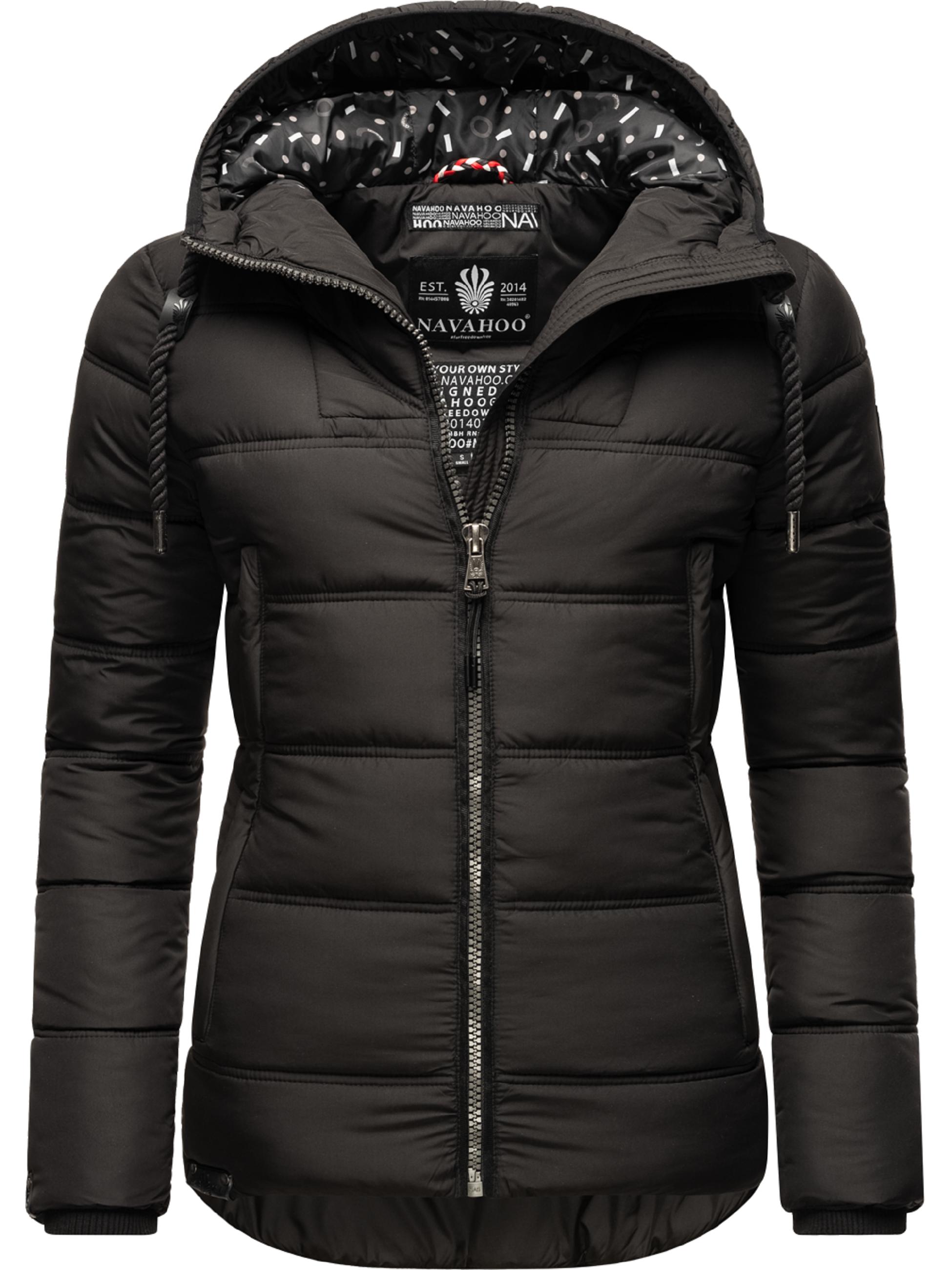 Winter Steppjacke mit Kapuze "Renesmee" Black