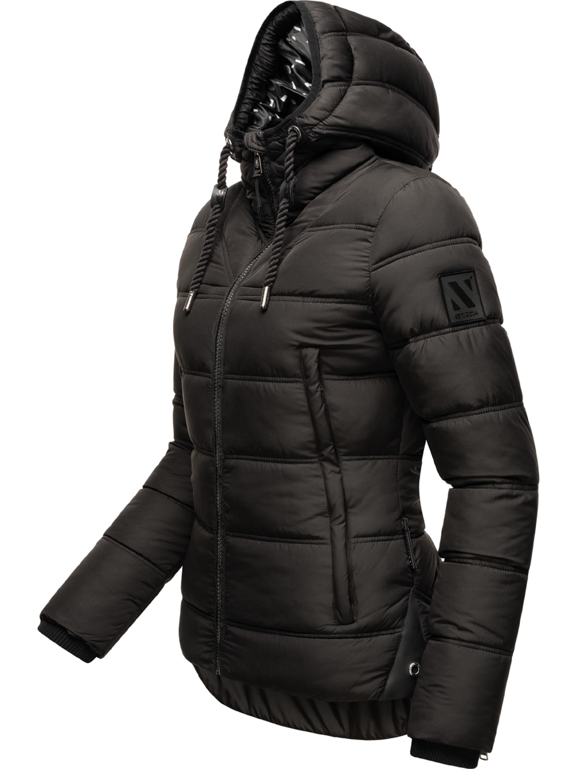 Winter Steppjacke mit Kapuze "Renesmee" Black