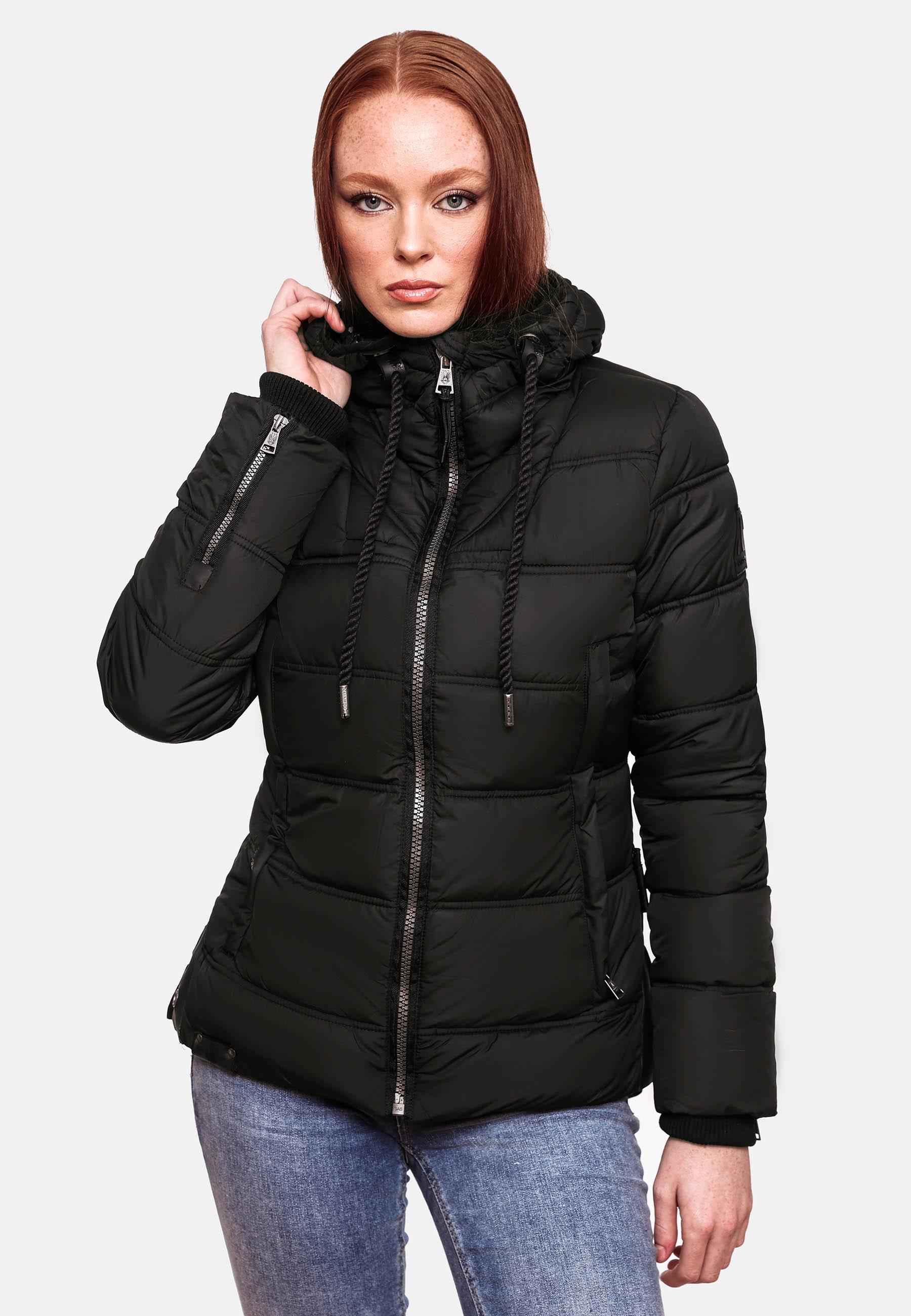 Winter Steppjacke mit Kapuze "Renesmee" Black