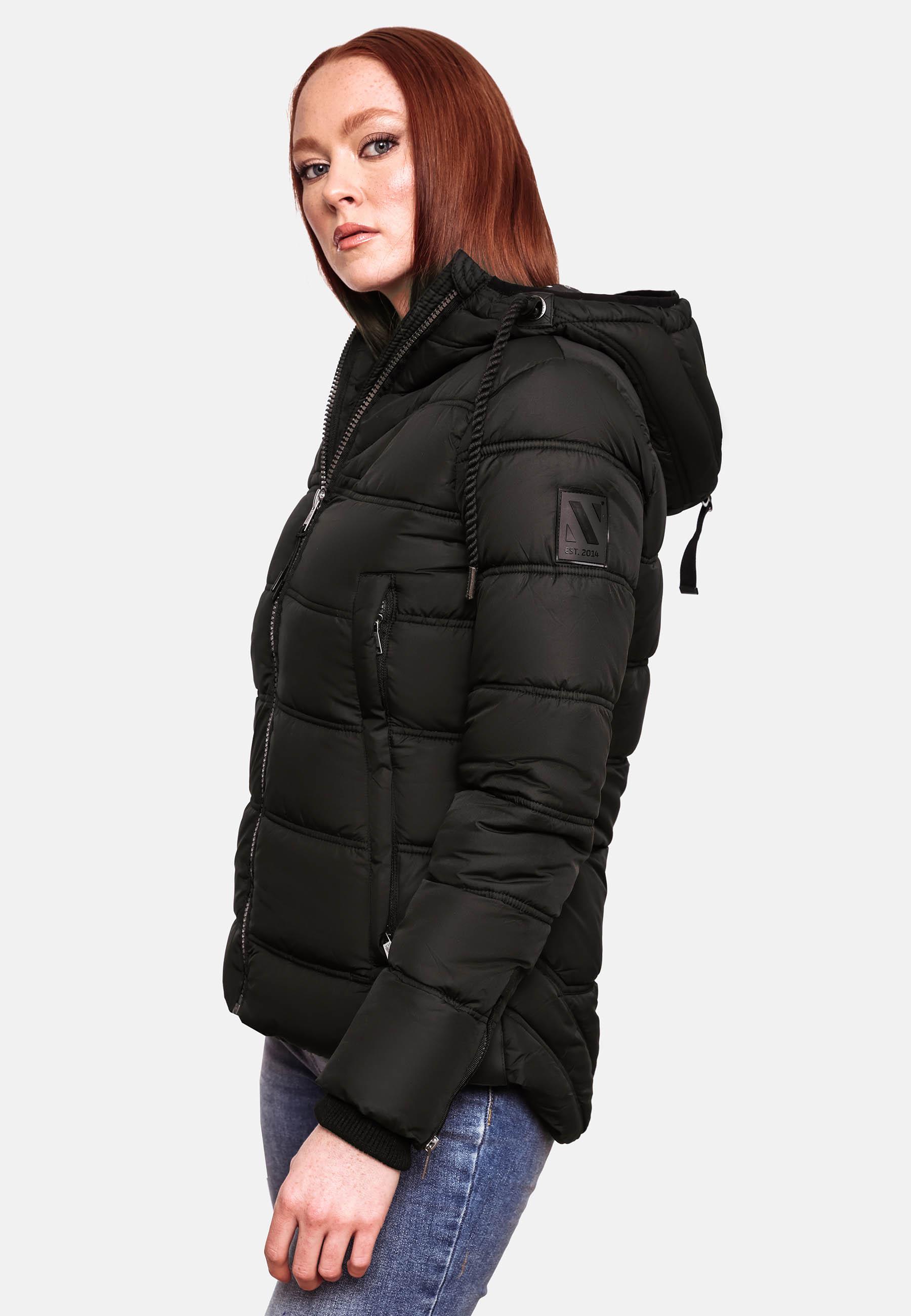 Winter Steppjacke mit Kapuze "Renesmee" Black