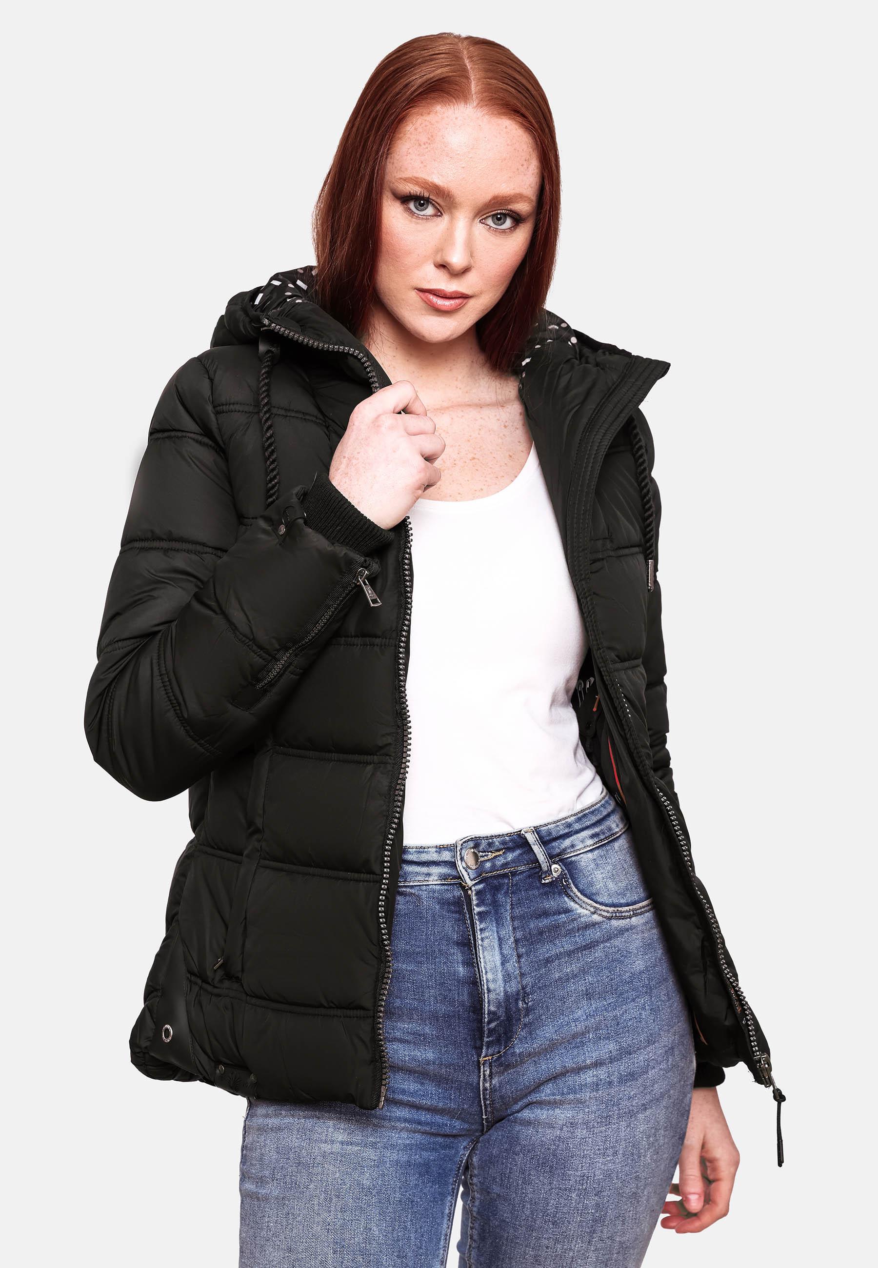 Winter Steppjacke mit Kapuze "Renesmee" Black