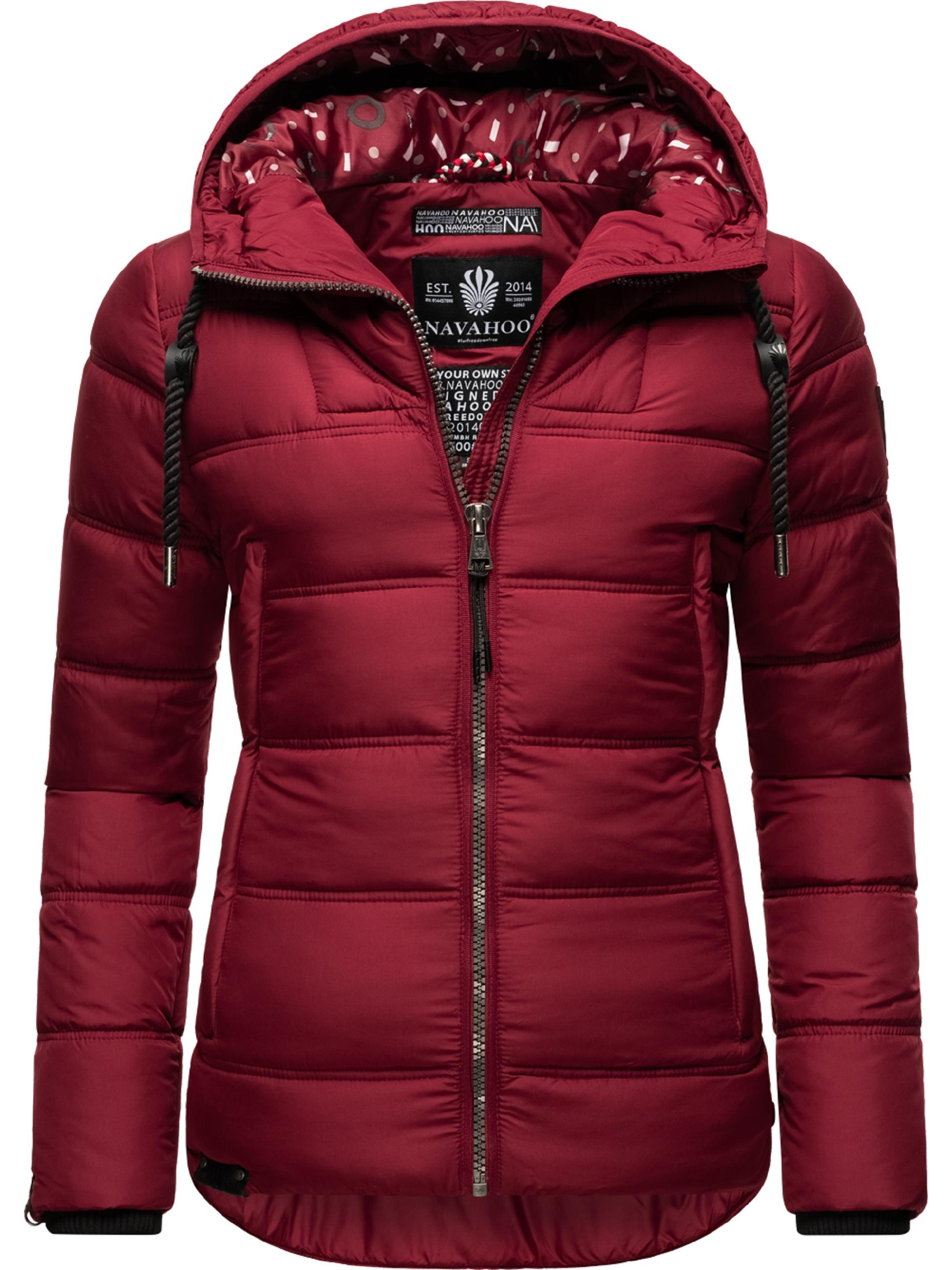 Winter Steppjacke mit Kapuze "Renesmee" Bordeaux