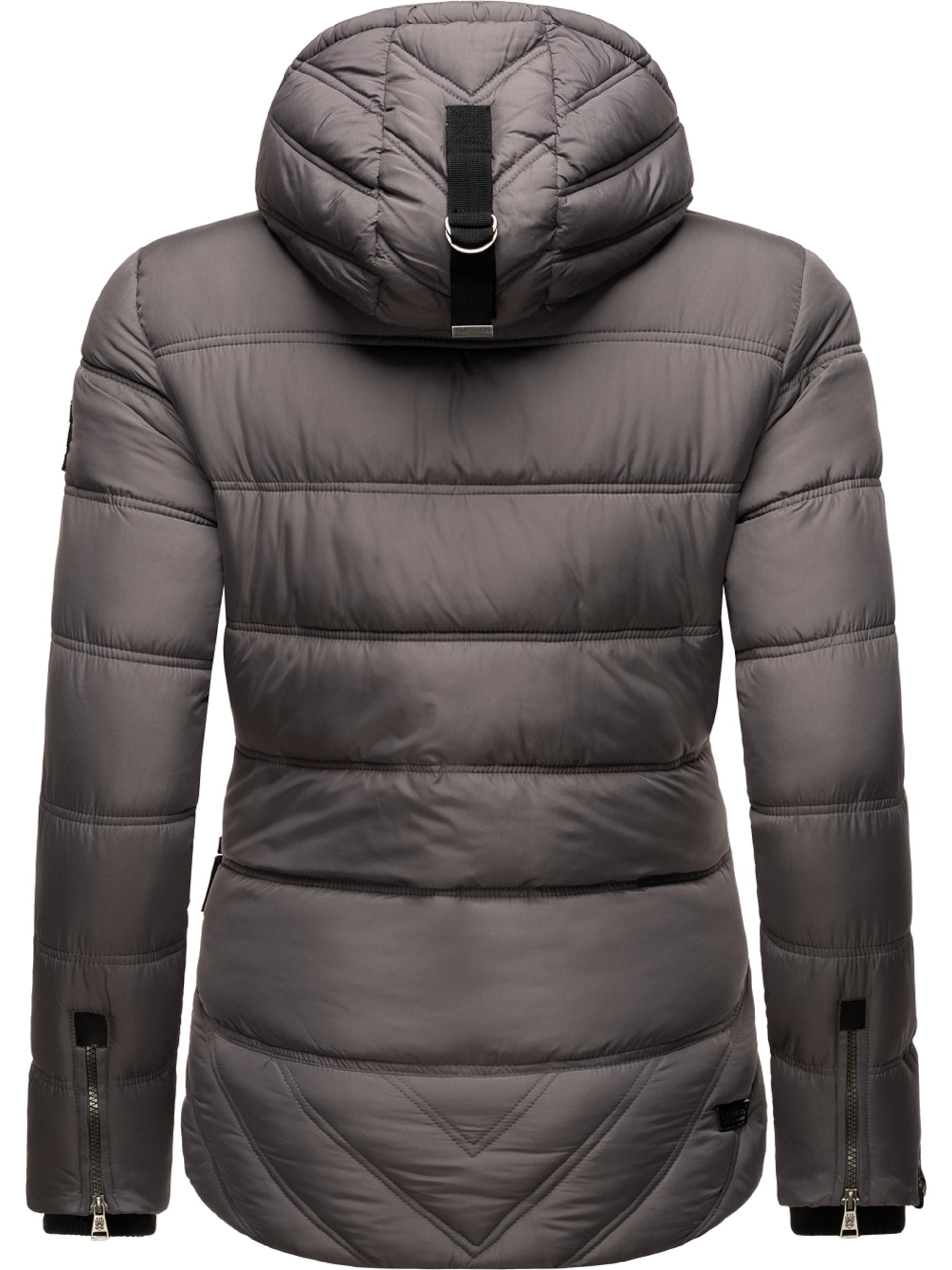 Winter Steppjacke mit Kapuze "Renesmee" Dark Grey