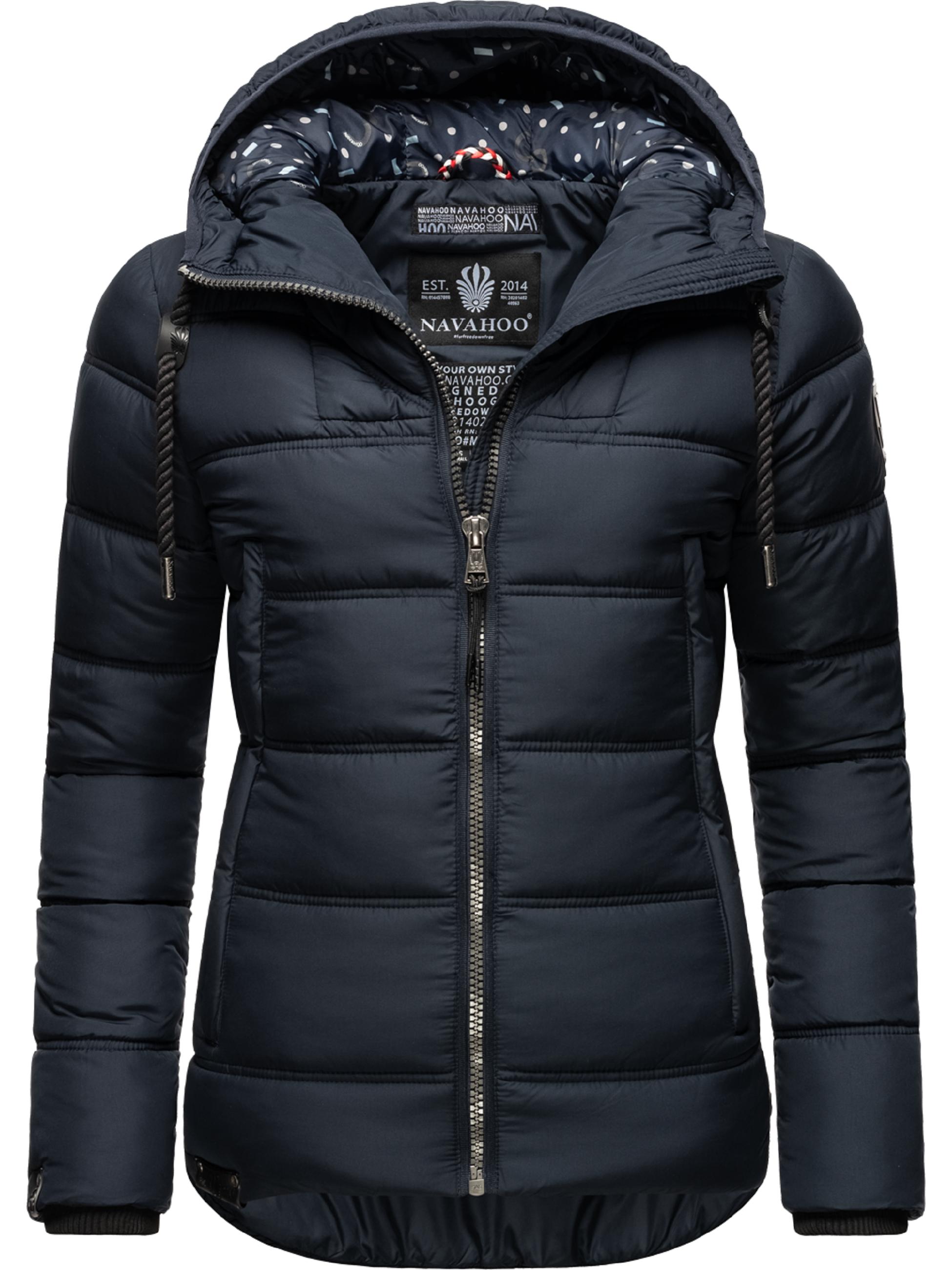 Winter Steppjacke mit Kapuze "Renesmee" Navy