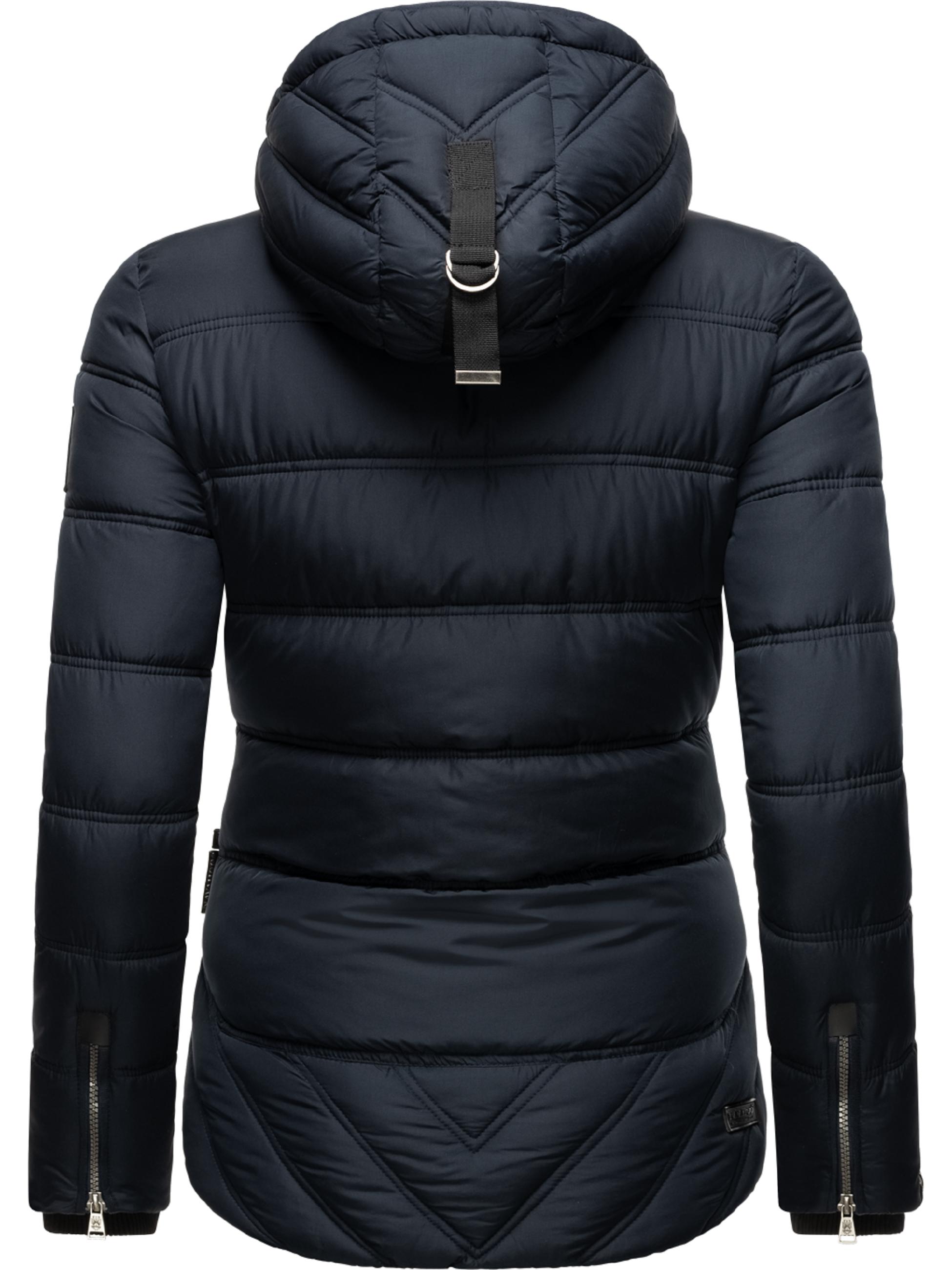 Winter Steppjacke mit Kapuze "Renesmee" Navy