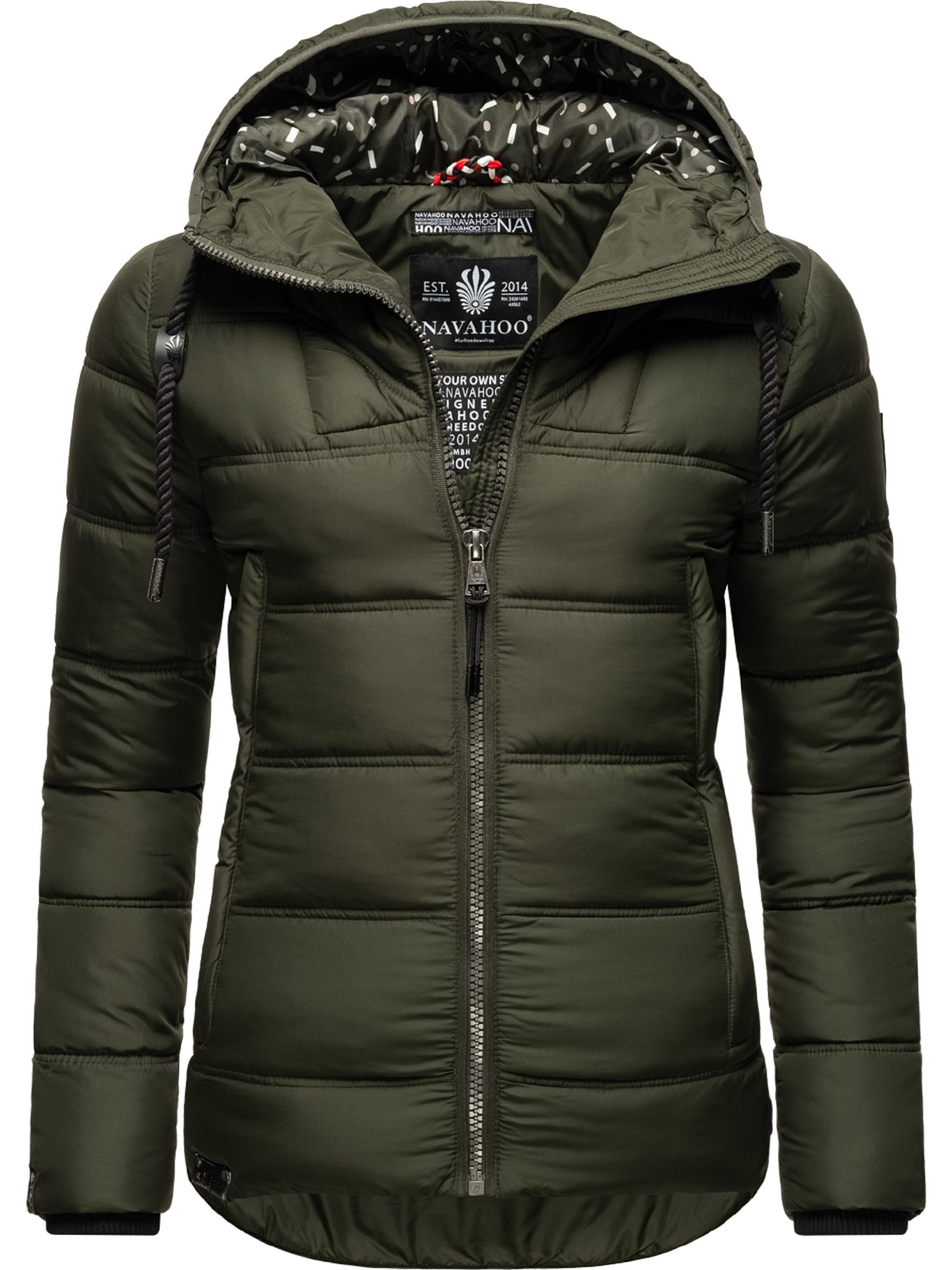 Winter Steppjacke mit Kapuze "Renesmee" Olive