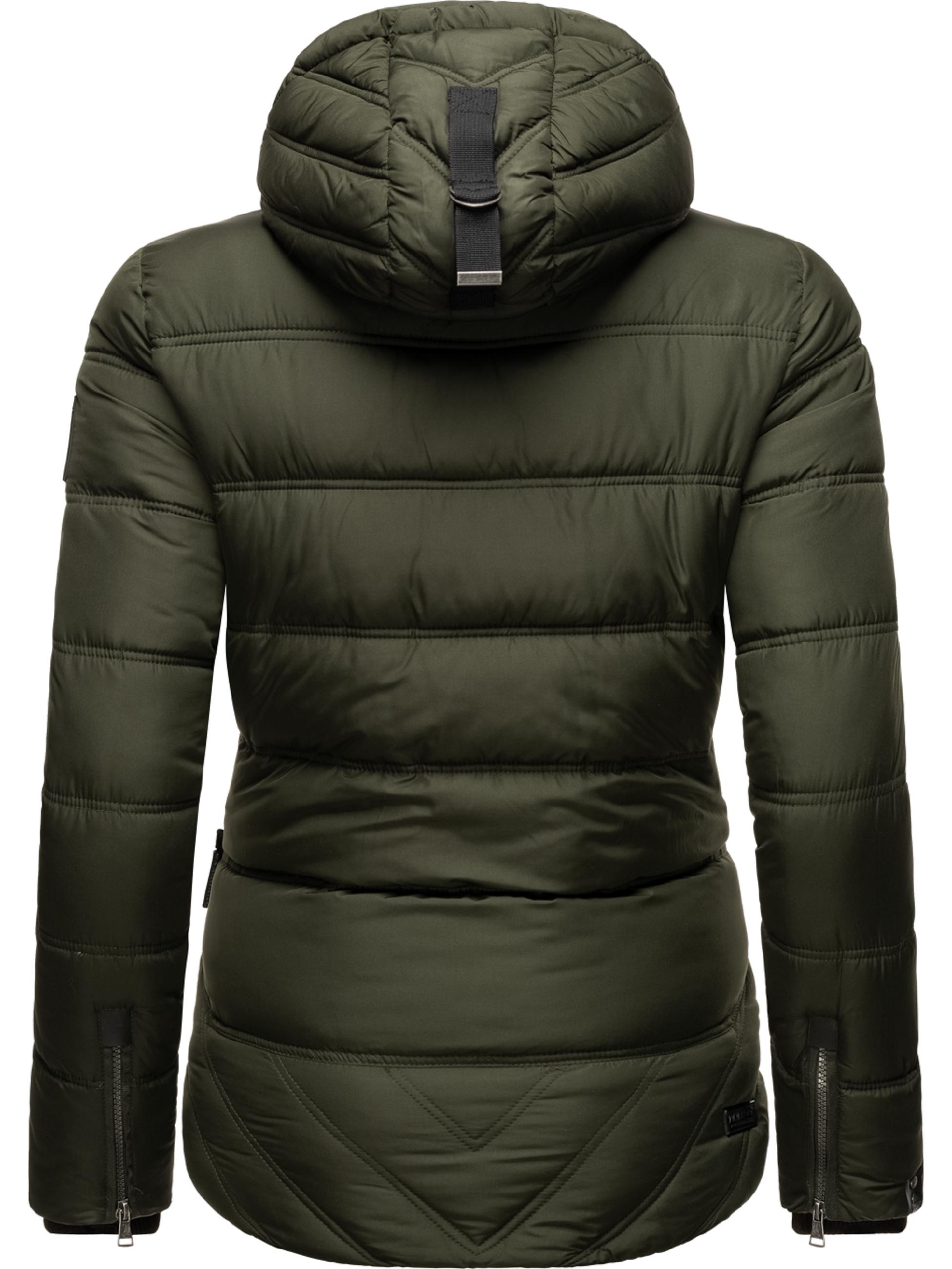 Winter Steppjacke mit Kapuze "Renesmee" Olive